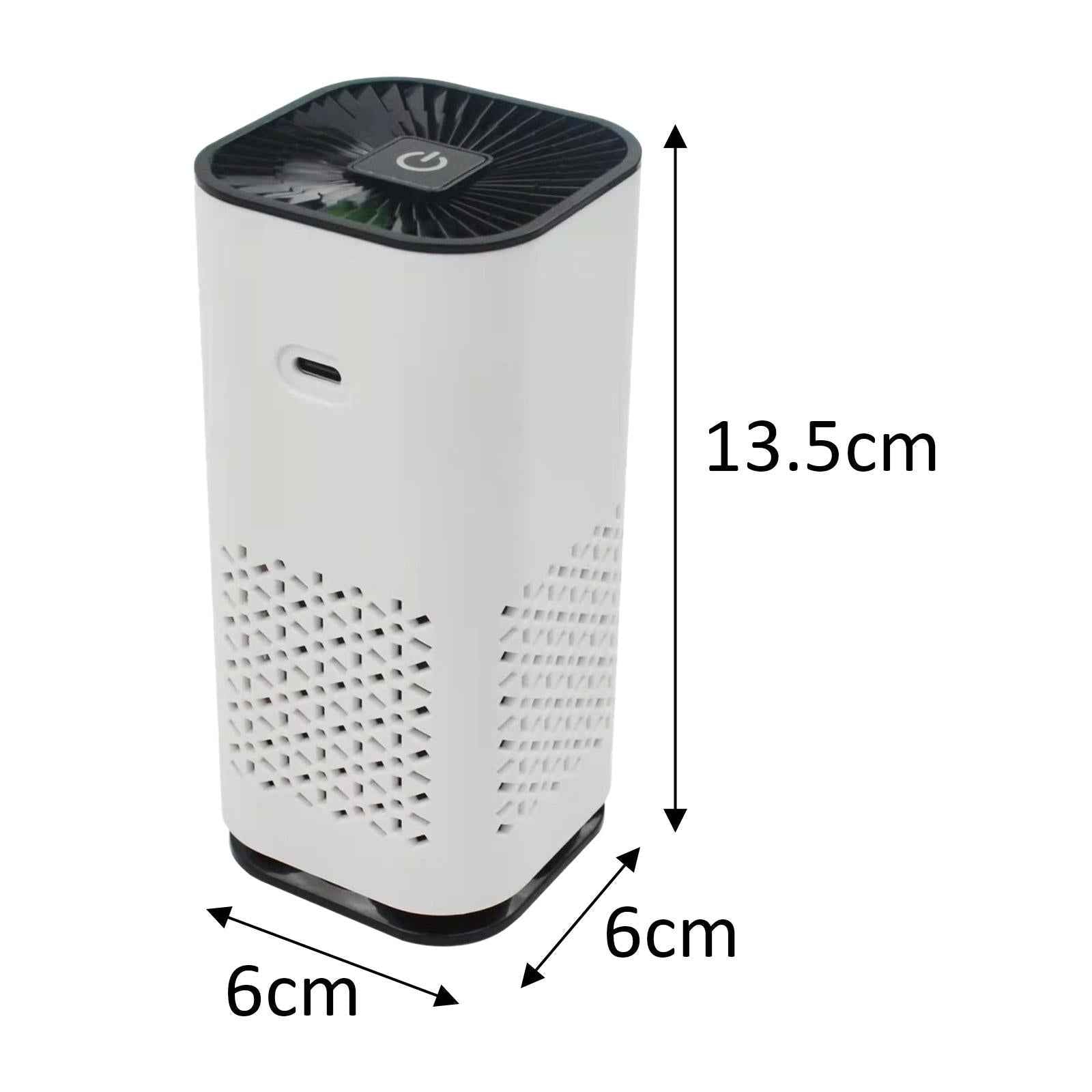 Air Purifier with HEPA Filters Quiet LED Night Lights Mini Air Purifier Home Use
