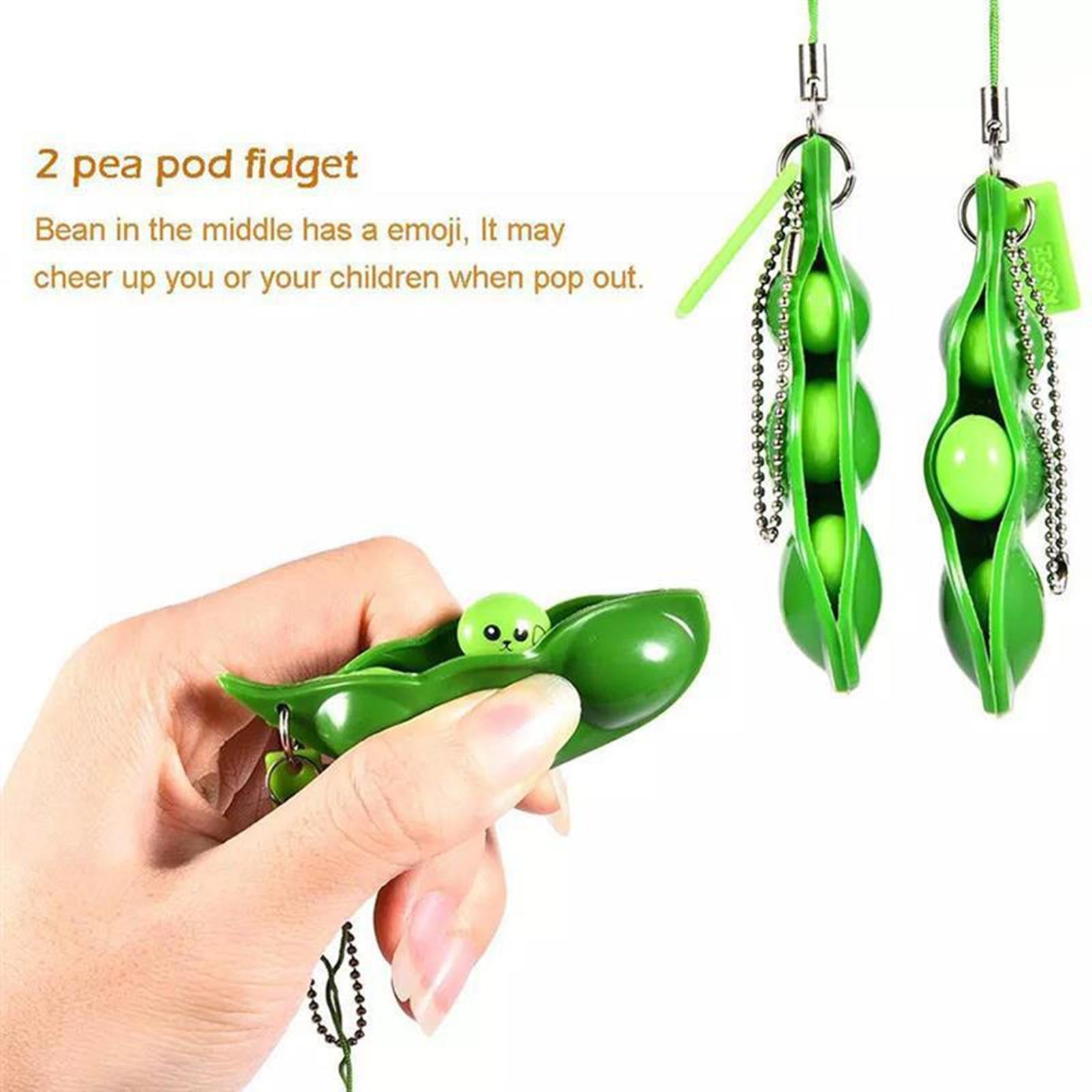 24x Fidget Sensory Toy Anxiety Relief Marbles Ball Braided Mesh Easy Bend
