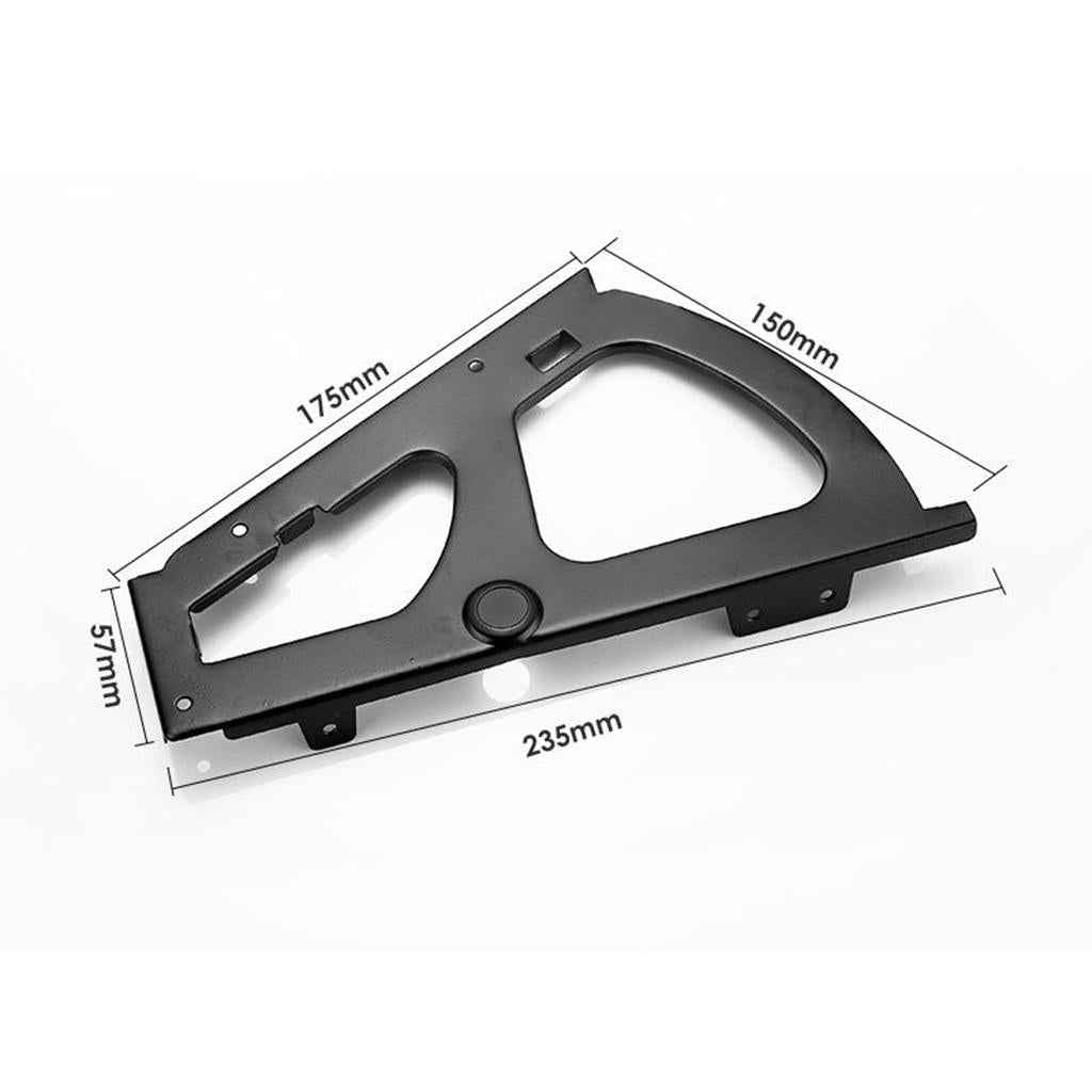 Thickened Shoes Drawer Cabinet Hinges Flip Frame Turing Rack Heavy Duty Black 1 Layer
