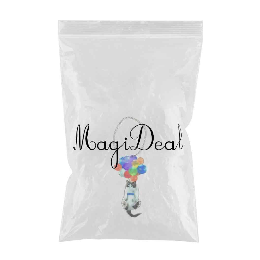 Rear View Mirror Pendant Acrylic Handbag Cellphone Keyring Hanging Ornament