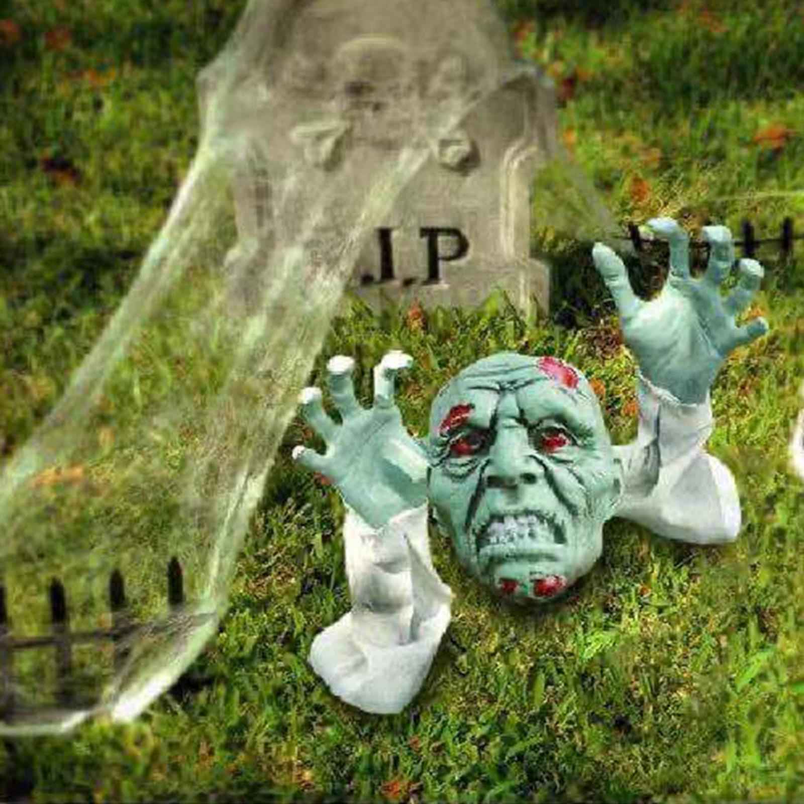 Garden Zombie Decoration Lawn Ornament Statue Yard Graveyard Spooky Decor