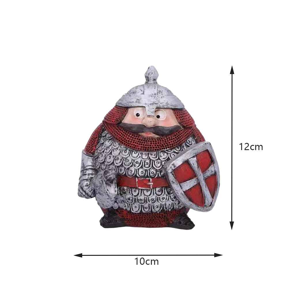 Christmas Dwarf Knight Statue Guard Knight for Pastures Christmas Style 2