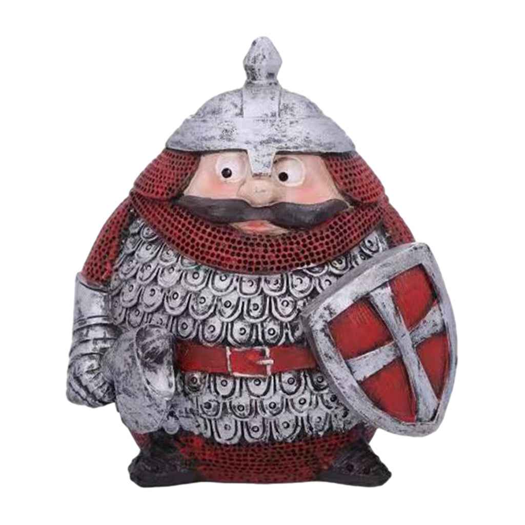 Christmas Dwarf Knight Statue Guard Knight for Pastures Christmas Style 2