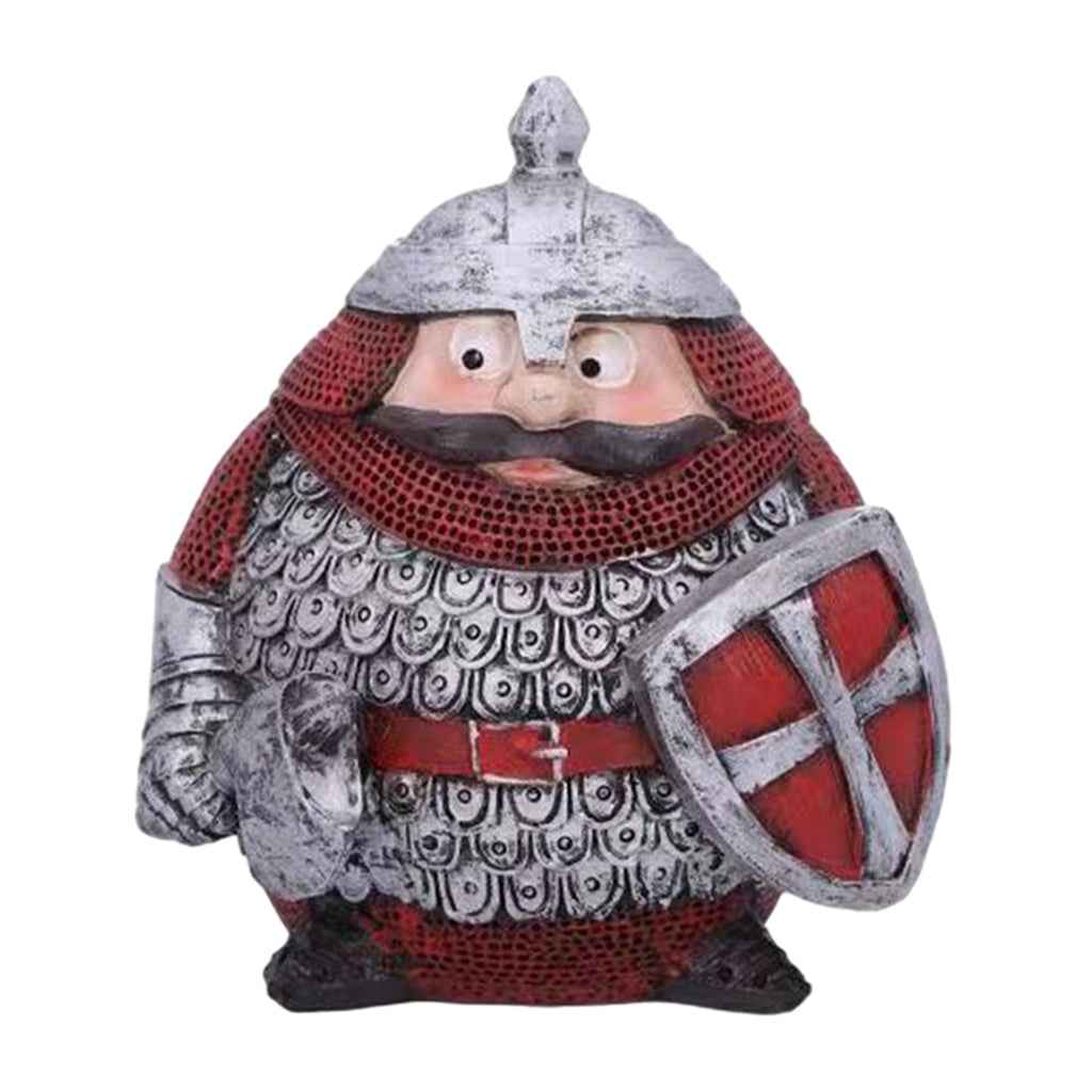 Christmas Dwarf Knight Statue Guard Knight for Pastures Christmas Style 2
