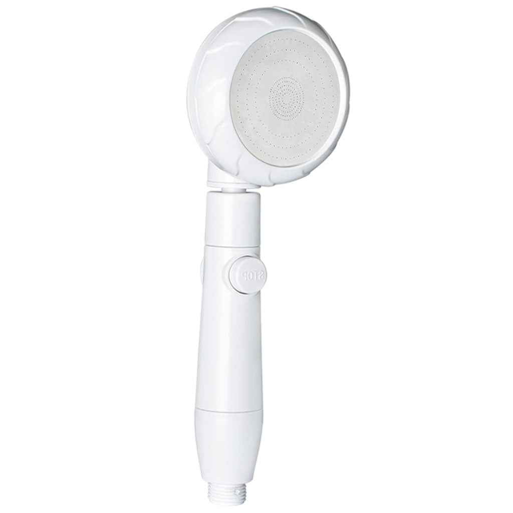 Handheld Shower Head Bathroom Accessories High Pressure Showerhead with Hose White
