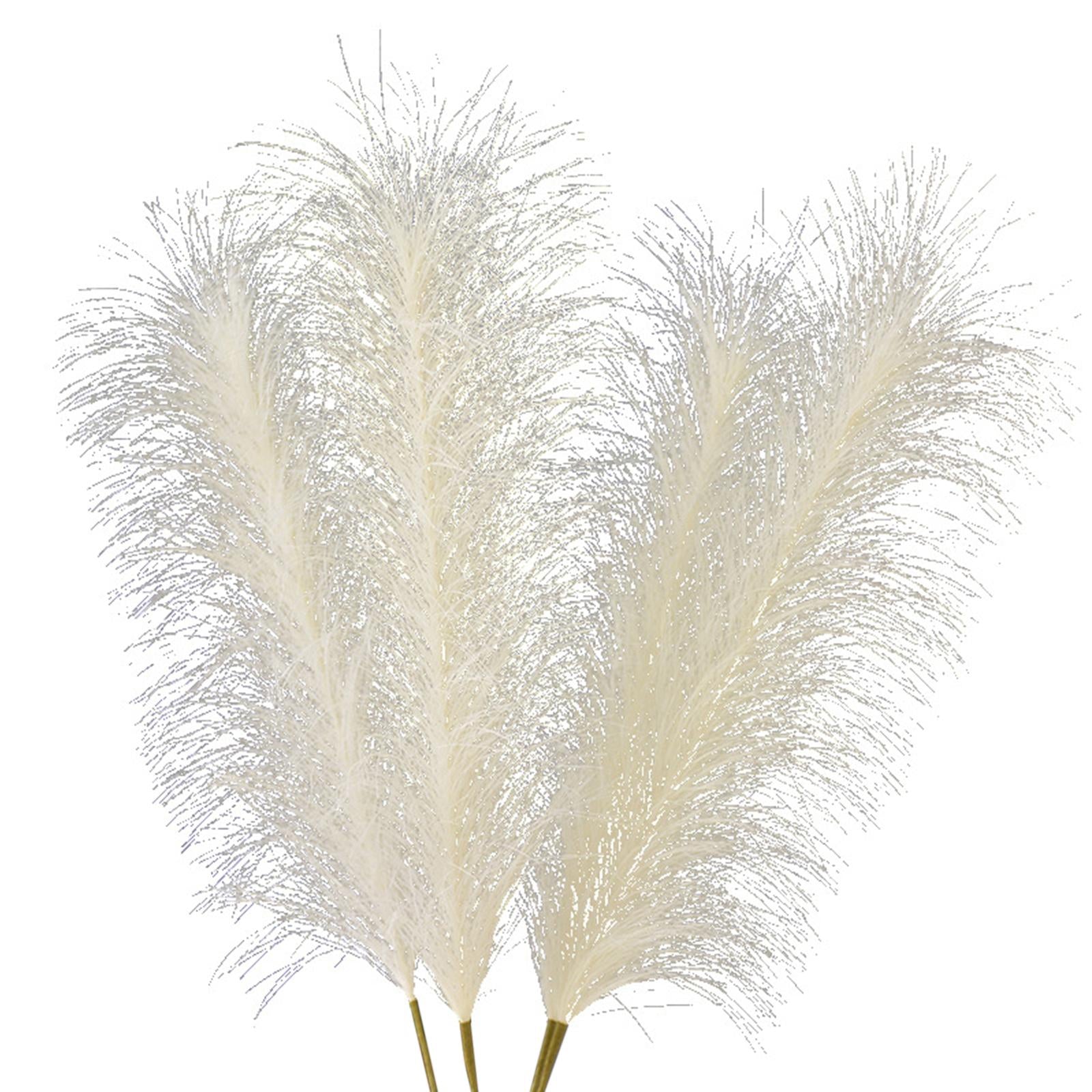10x Artificial Pampas Grass Bouquet 24 Tall DIY Vase for Home Party Bedroom"