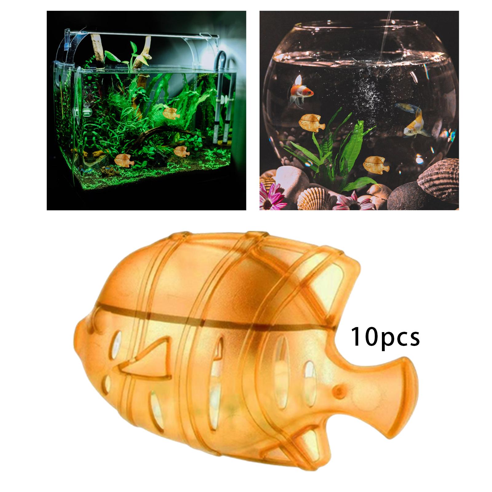 10pcs Humidifier Cleaner Warm/Cool Mist Fish Tank Fresher Fishes Yellow