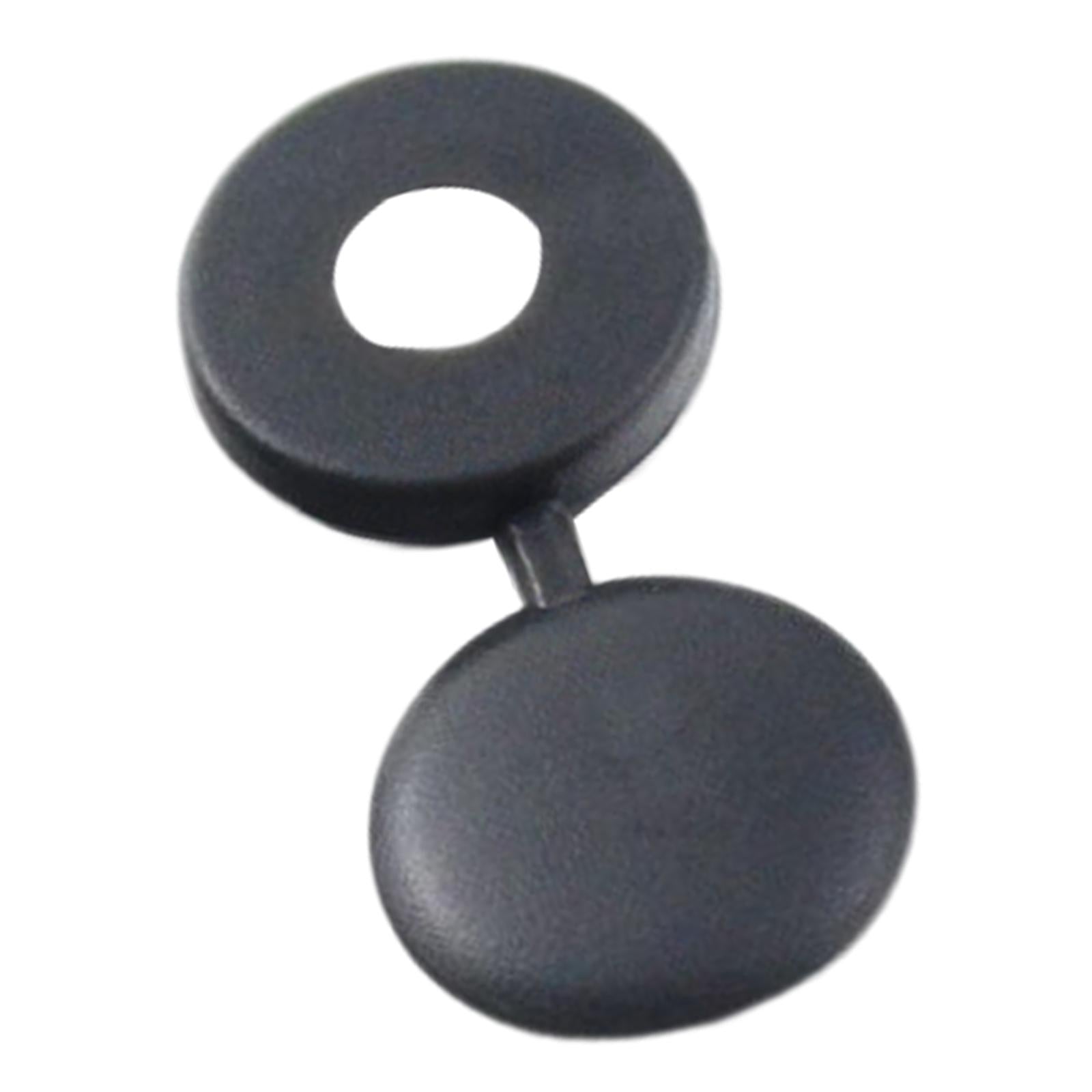 100 Pieces Screw Covers, Practical Screws Caps for Replacement Tools Yard Dark Grey