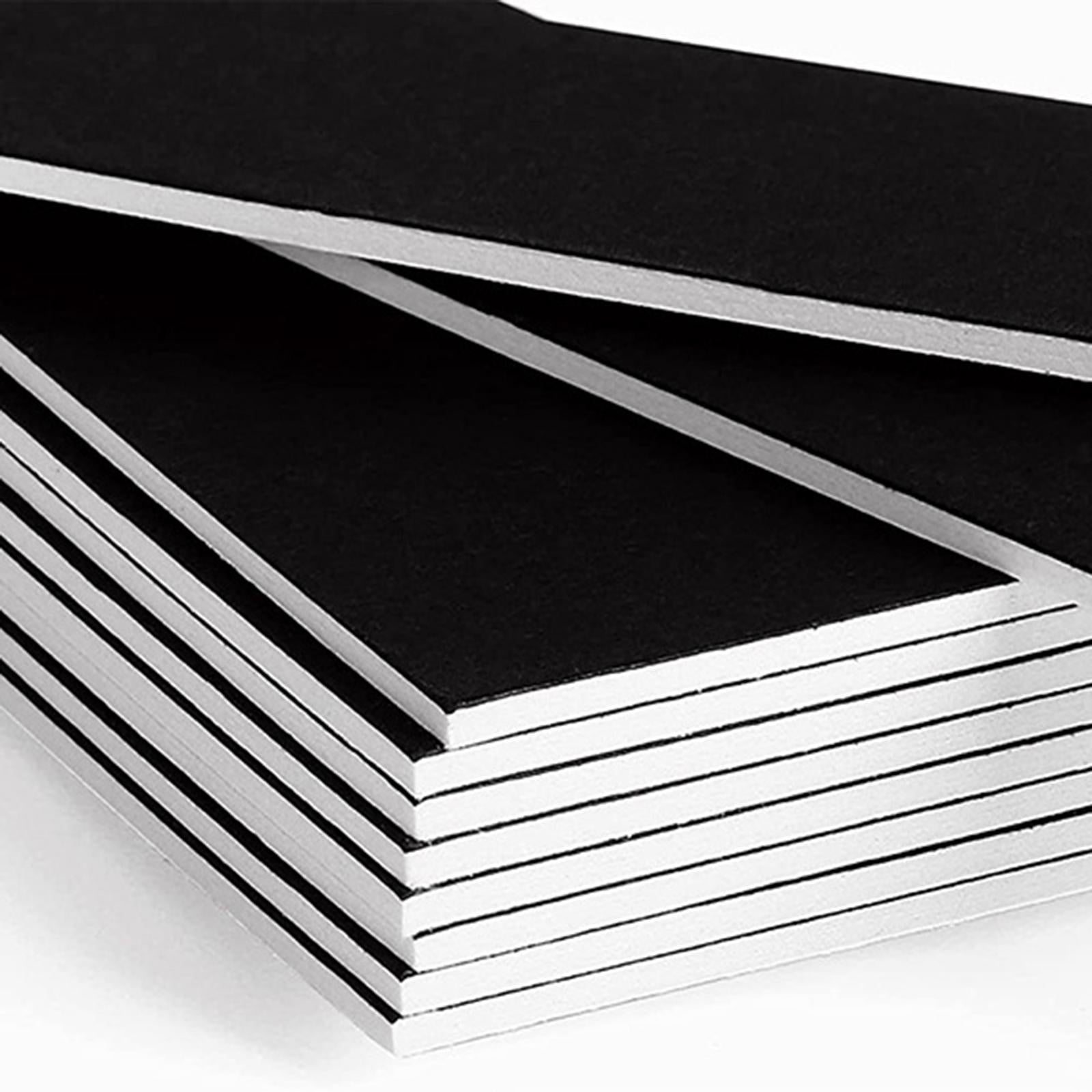 10Pc Pre Cut Mat Board Show Kit Picture Mats 11x14 for 8.5x11 Photo Black"
