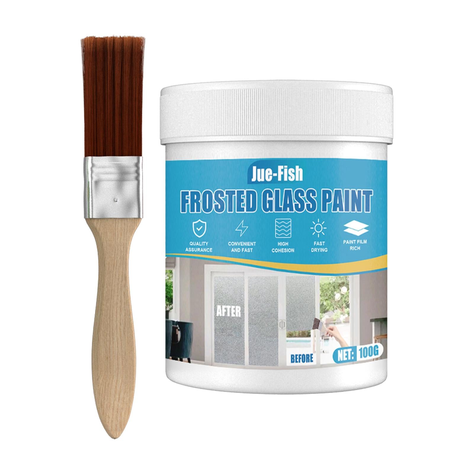 3xWindow Film Frosted Glass Film Paint Matt Frosted Effect 100G for Office