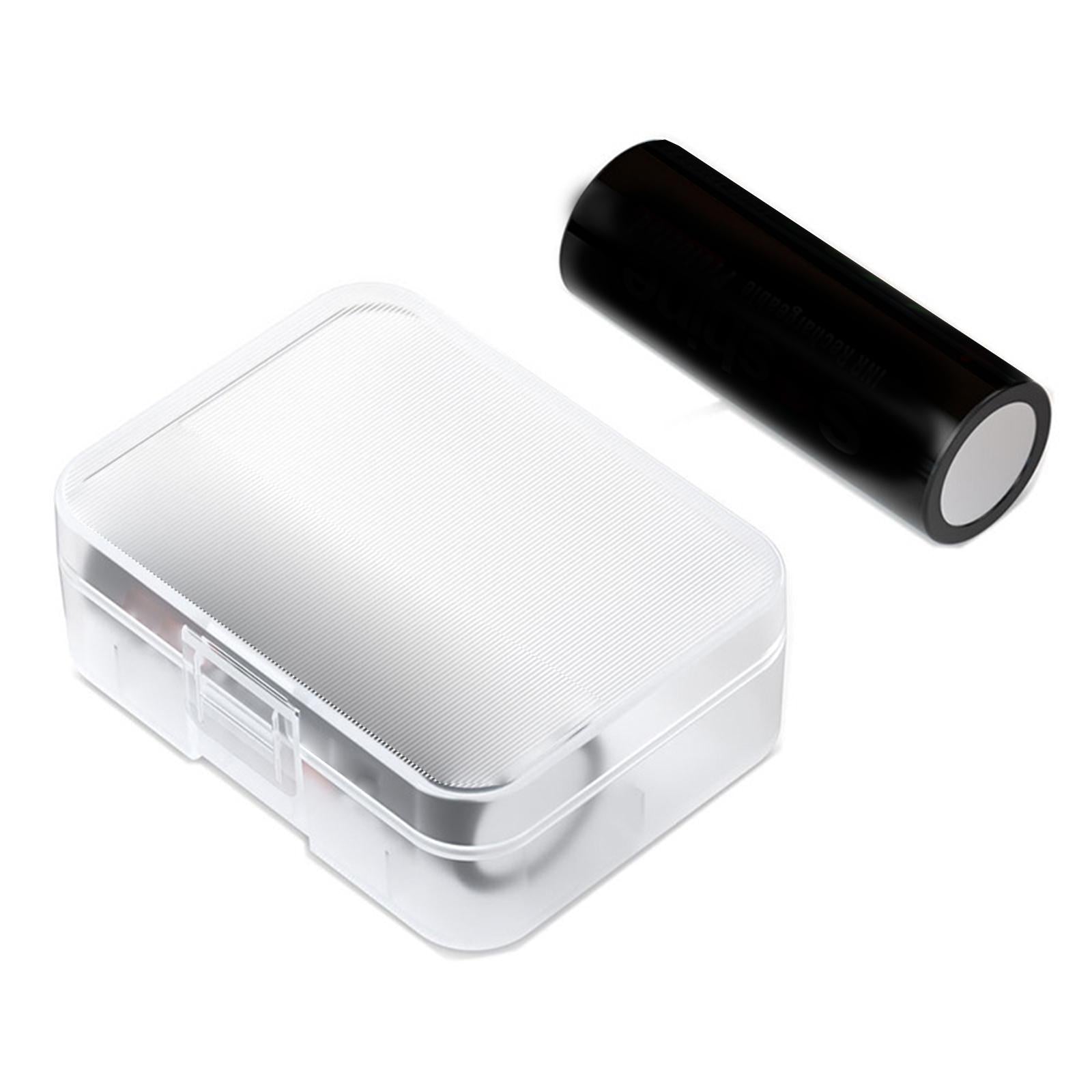 2xPP Plastic Battery Storage Box Waterproof Compact for 16340 18500 Outdoor