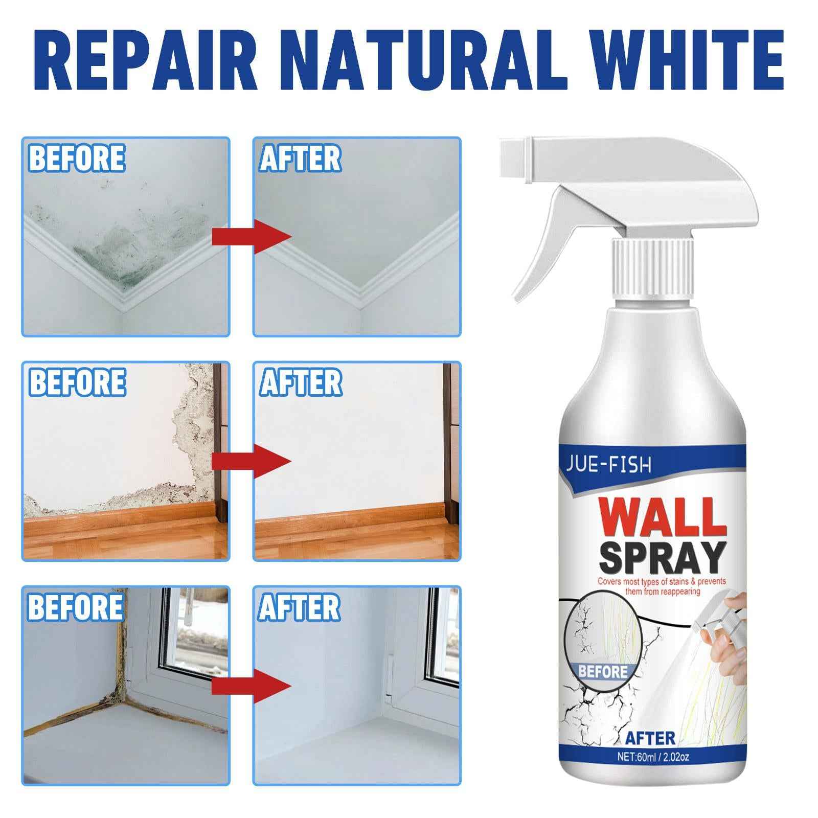 Wall Spray Paint Graffiti Repair Mending Stain for Bedroom Bathroom