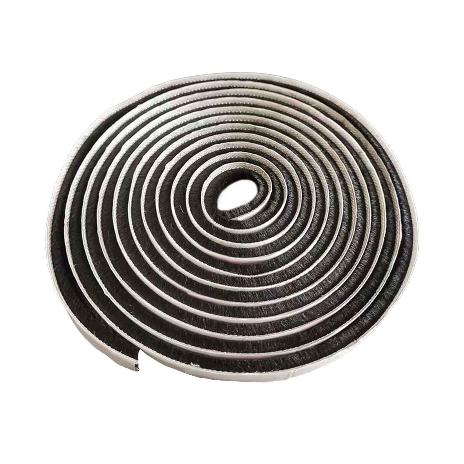 32.8ft Brush Seal Self Adhesive for Door Window Weatherstrip Sealing Strip Black