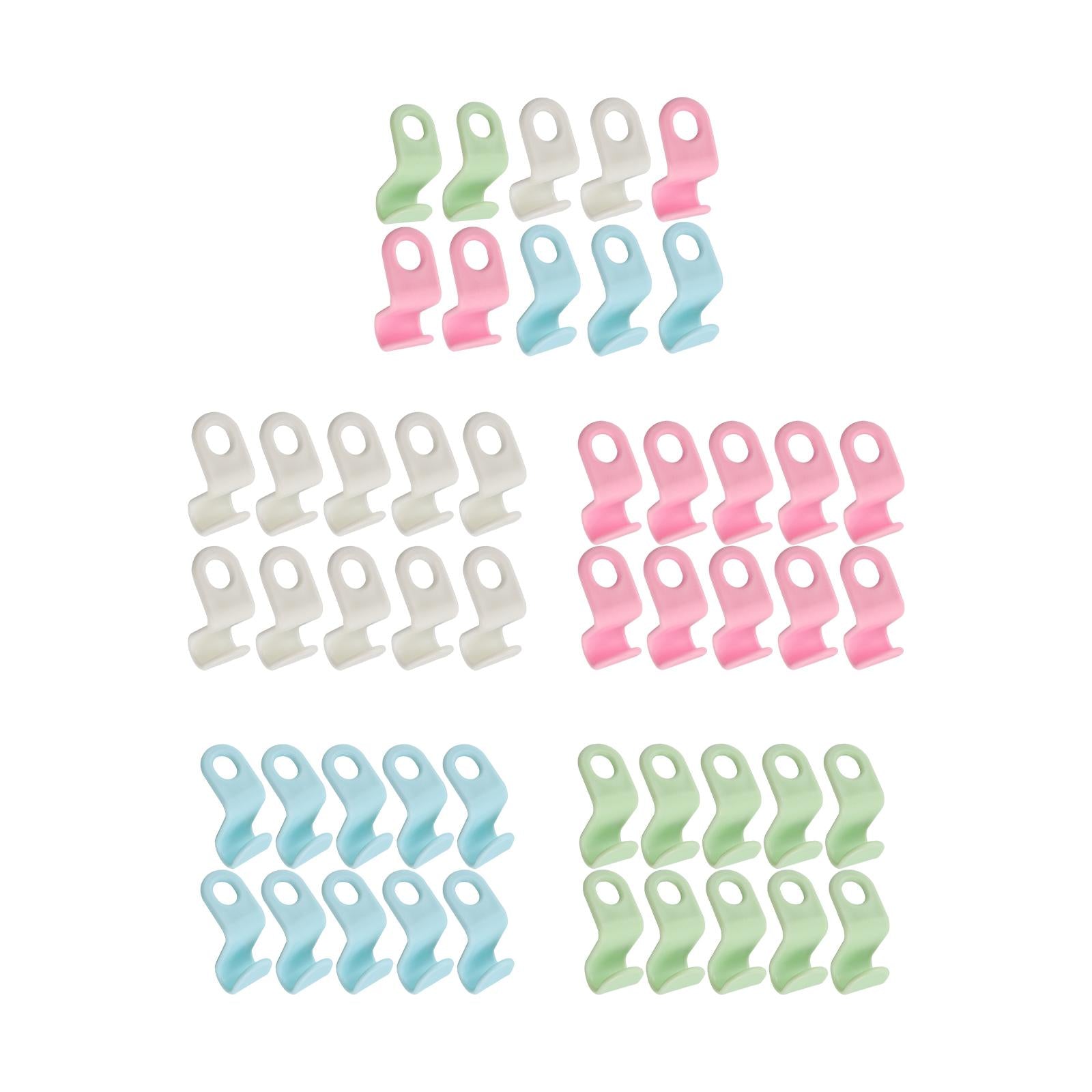 4x10x Heavy Duty Closet Cabinet Space Savers Hangers for Pants Caps Coats Mix