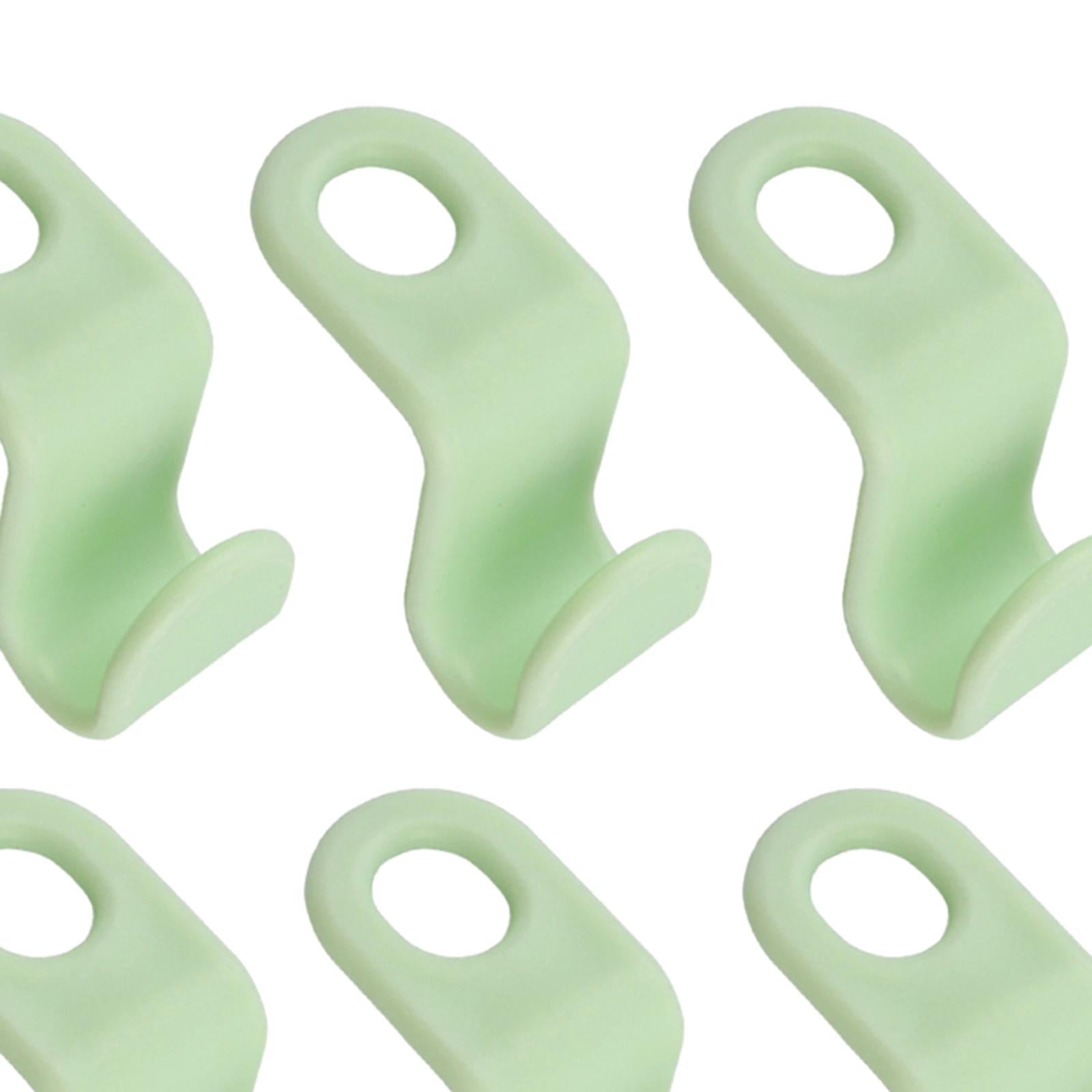 4x10x Heavy Duty Closet Cabinet Space Savers Hangers for Pants Caps Coats Green
