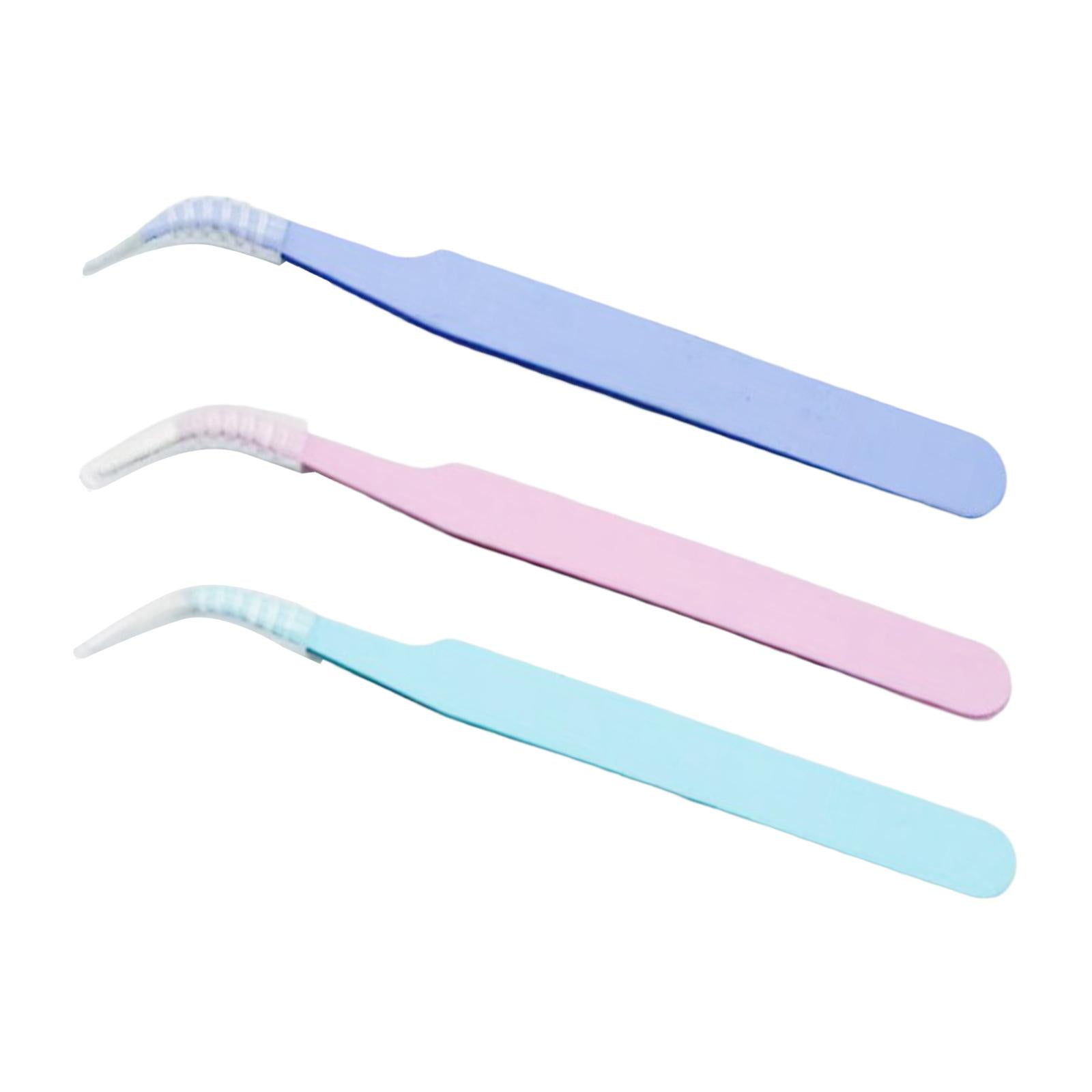 4x3x Eyelash Extension Tweezers Precision Tweezers for Stickers Jewelry Making