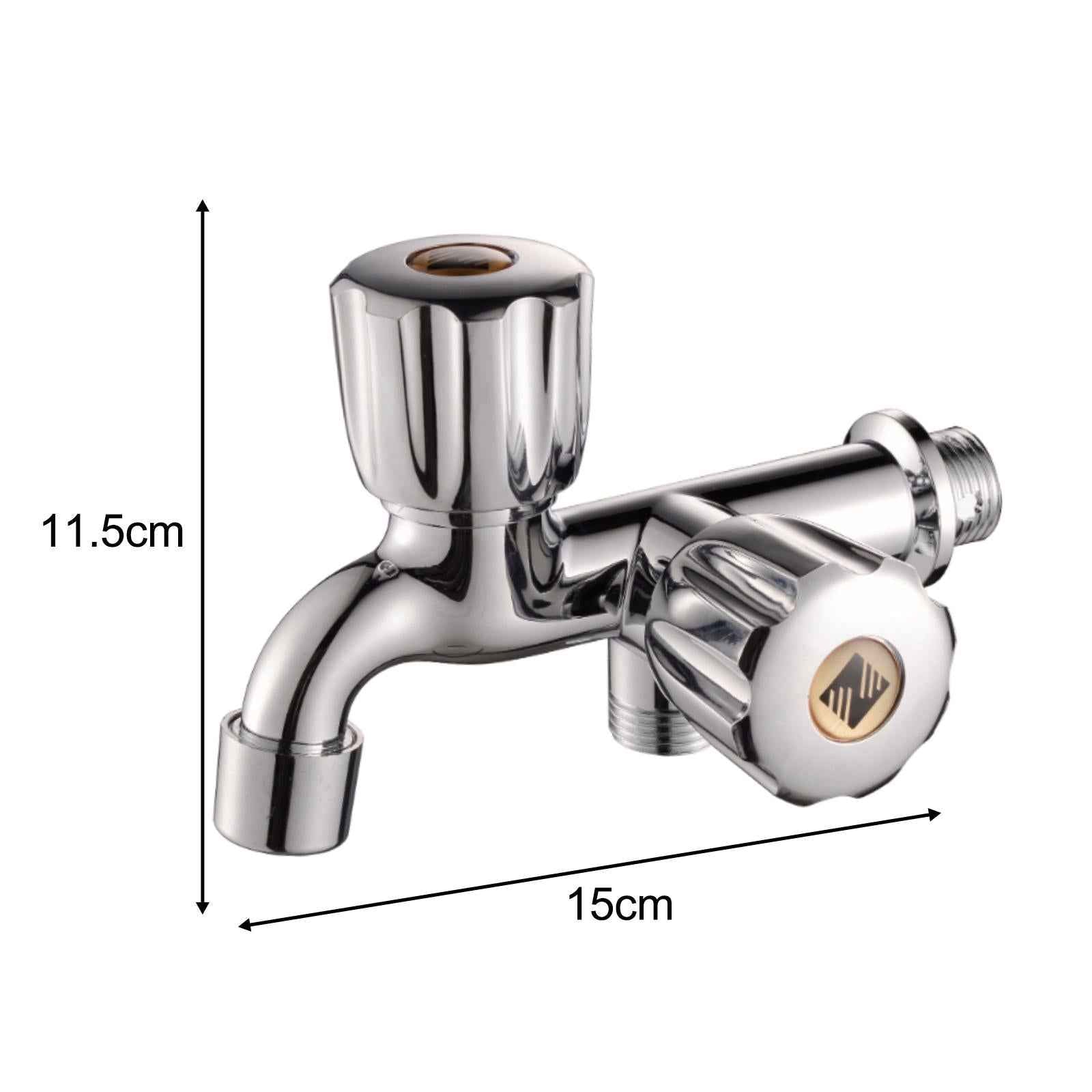 Bathroom Faucet G1/2 Faucet Aerator Wall Mounted Tap for Yard Indoor Style B