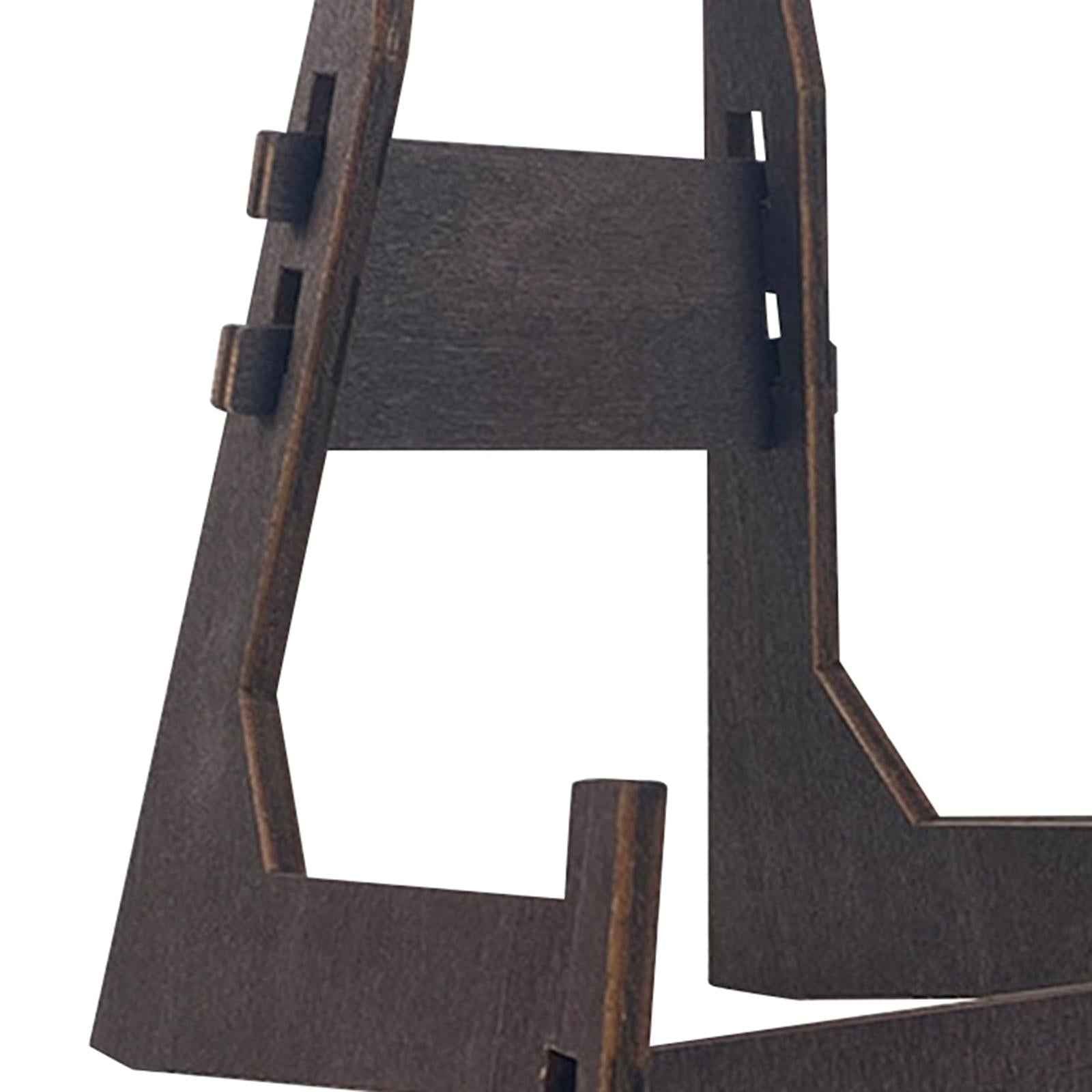 Photo Holder Stand Decorative Tabletop Easels for Platter Artworks Round Tea 6inch