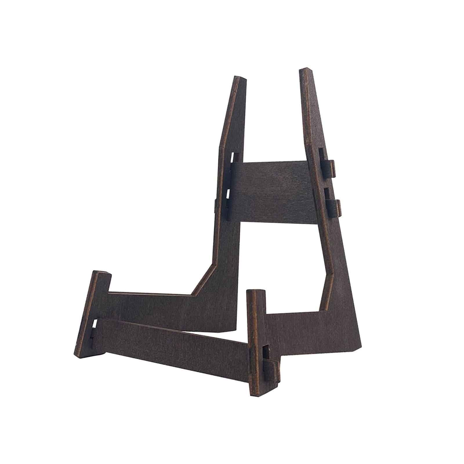 Photo Holder Stand Decorative Tabletop Easels for Platter Artworks Round Tea 6inch