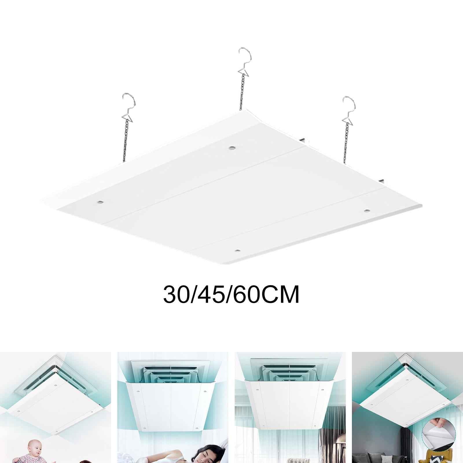 Air Conditioner Deflector Wind Guide Central Air Conditioning Wind Deflector 30x30cm