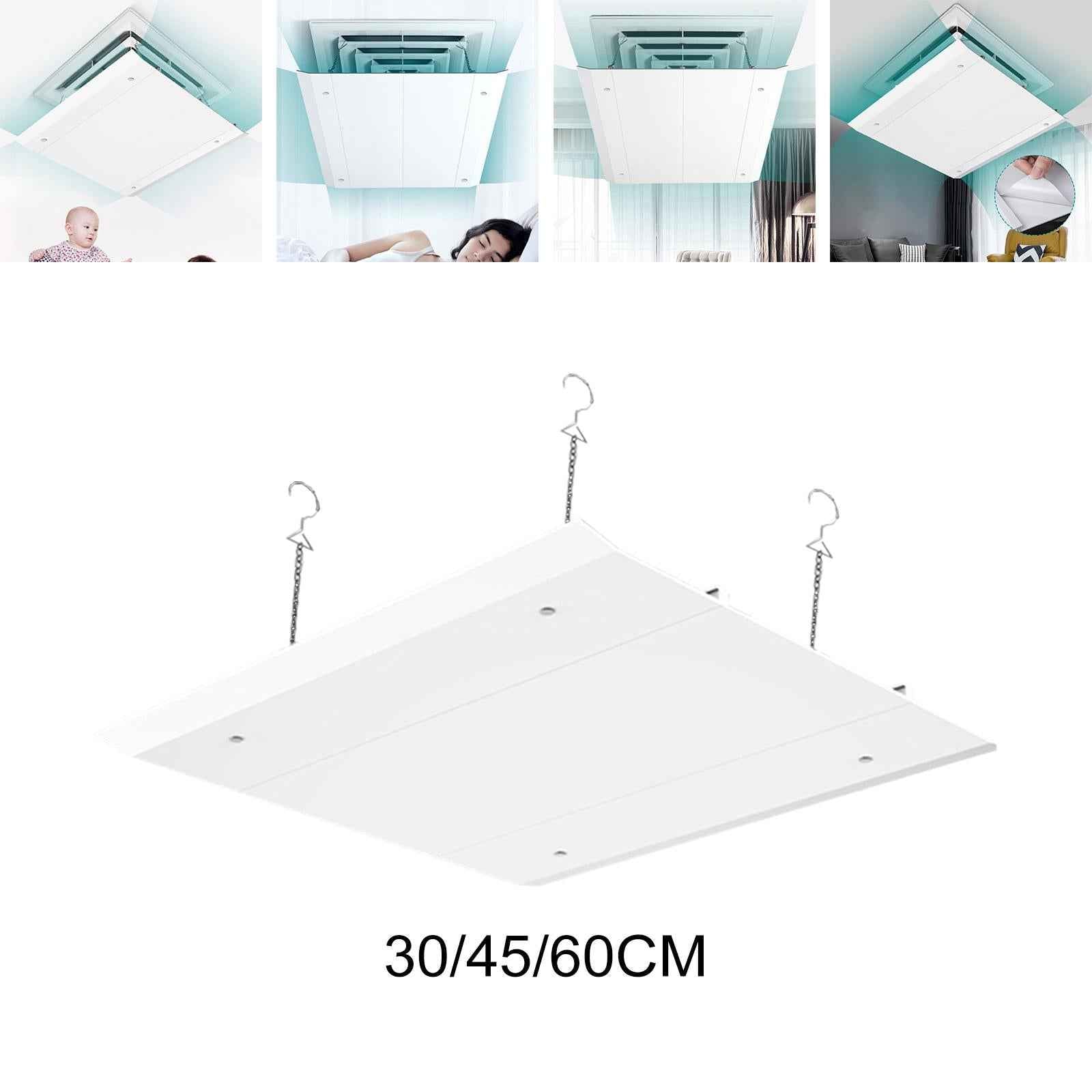 Air Conditioner Deflector Wind Guide Central Air Conditioning Wind Deflector 30x30cm