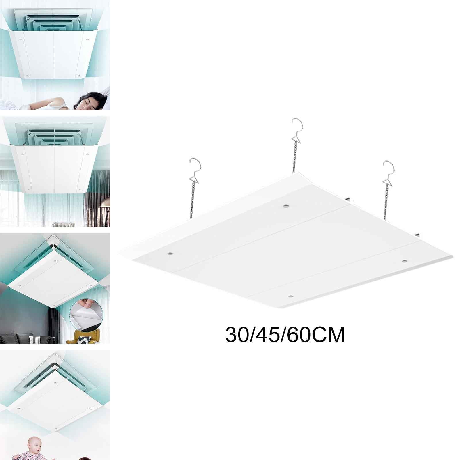 Air Conditioner Deflector Wind Guide Central Air Conditioning Wind Deflector 30x30cm