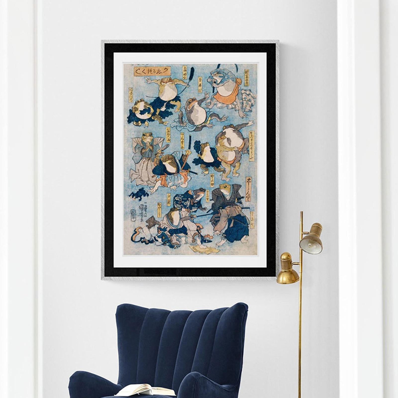 Print Artwork Kids Room Canvas Painting Bedroom Frog Wall Art Posters 30cmx40cm