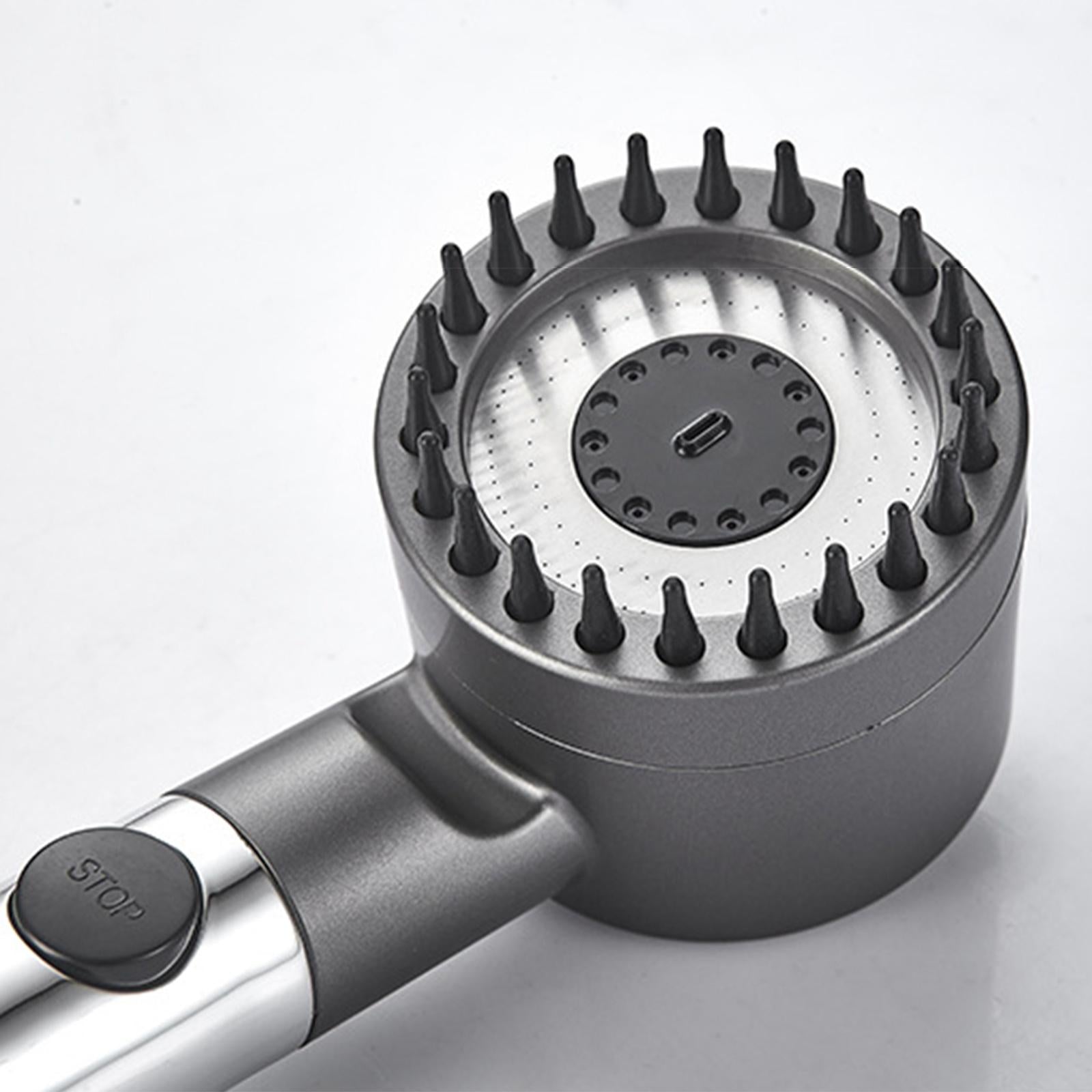 Handheld Spray 3 Spray Settings Wall Mounted Home High Pressure Shower Heads