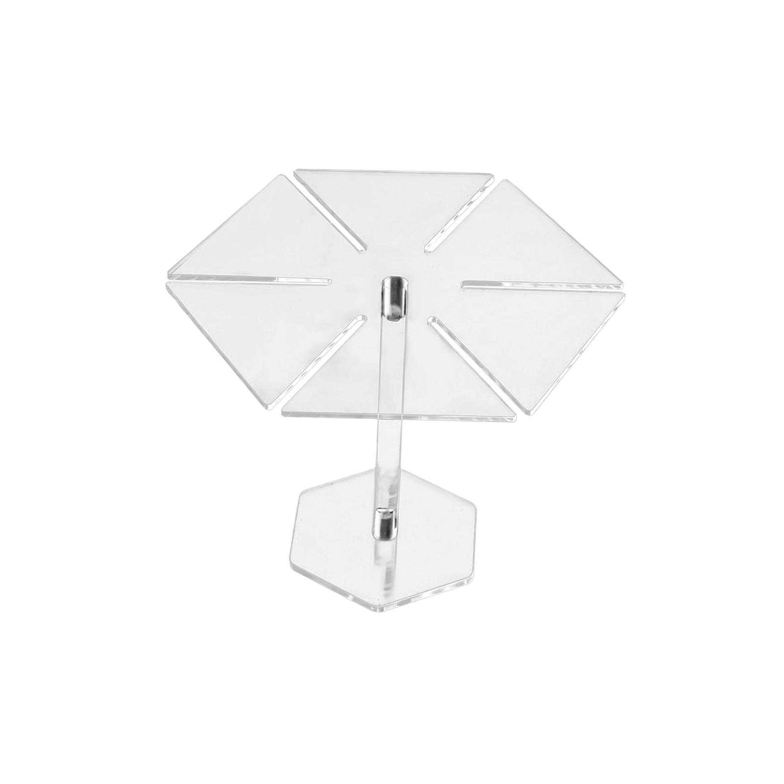 Acrylic Transparent Cake Holder Candy Table Display Dessert Stand Cake Stand Hexagon