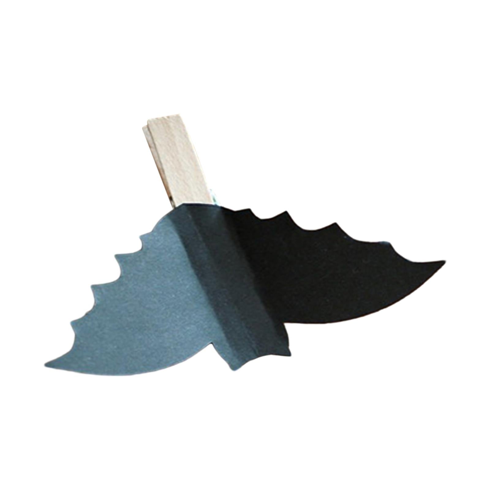 Black Clothespins Windproof Clothesline Clips for Office Halloween Classroom