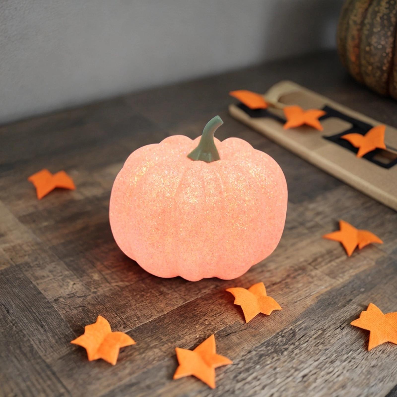 Artificial Pumpkin Decorative Pumpkin for Mantel Shelf Table Kitchen Style B