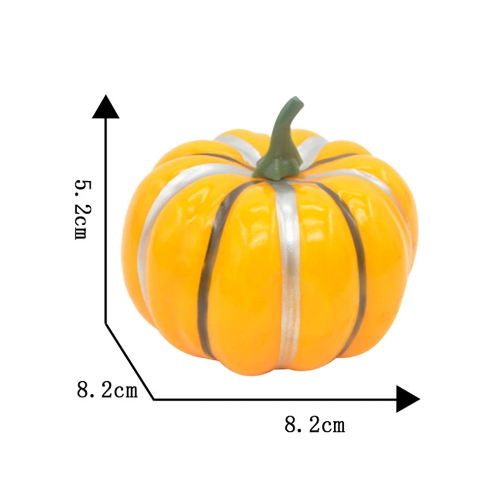 Artificial Pumpkin Decorative Pumpkin for Mantel Shelf Table Kitchen Style F