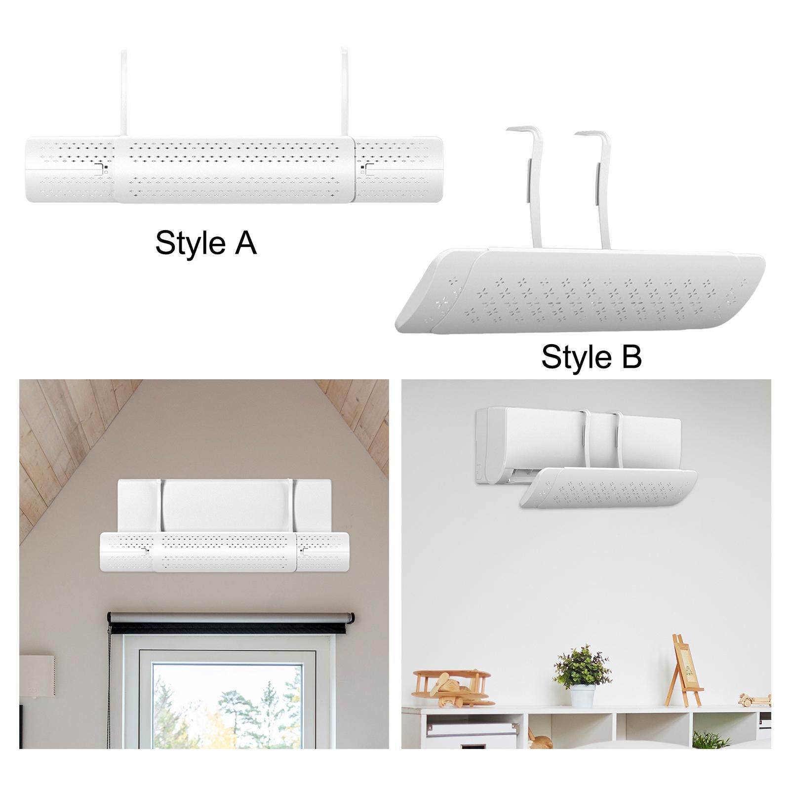 Air Conditioner Deflector Wind Baffle Wind Deflector for Bedroom Office Home Style A