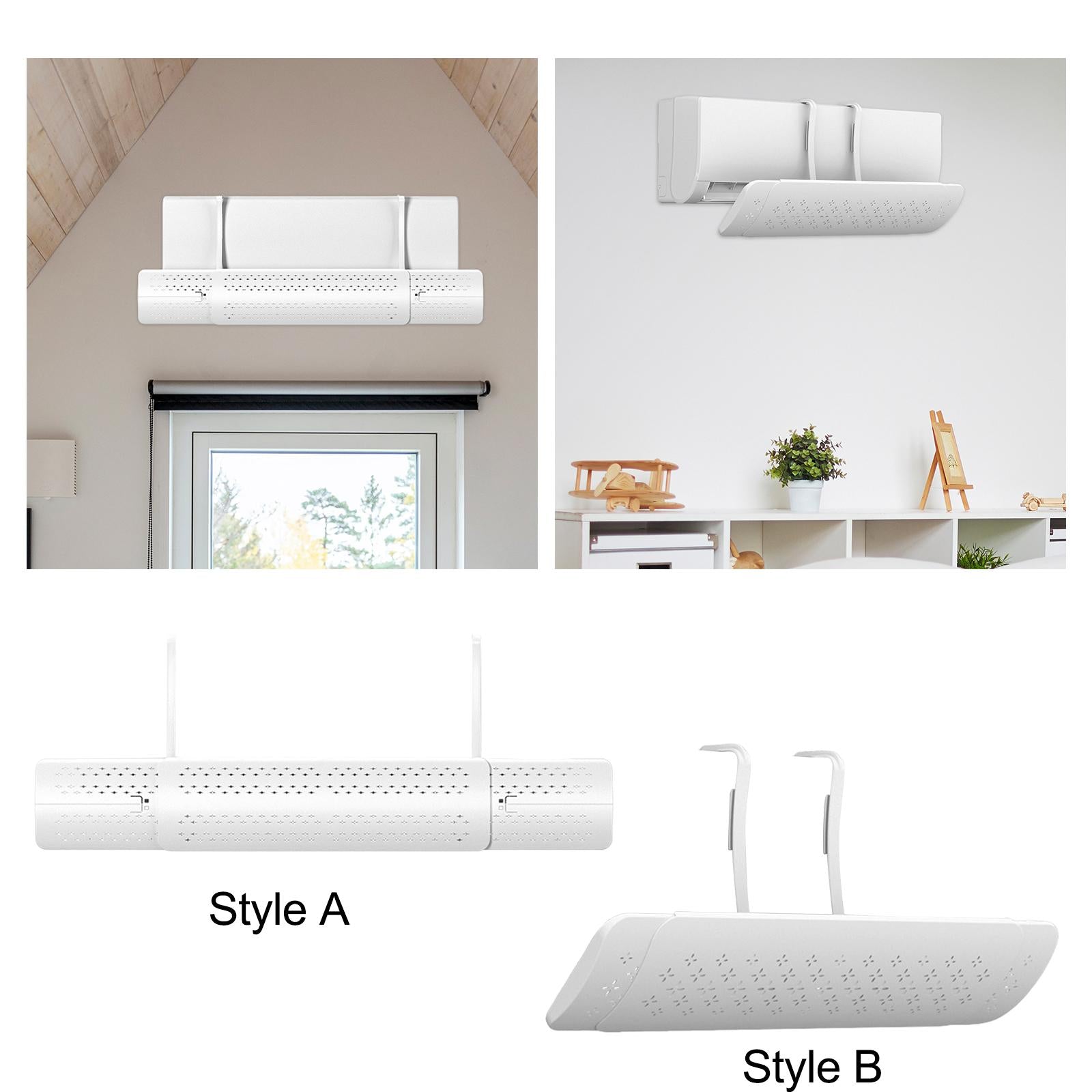 Air Conditioner Deflector Wind Baffle Wind Deflector for Bedroom Office Home Style A
