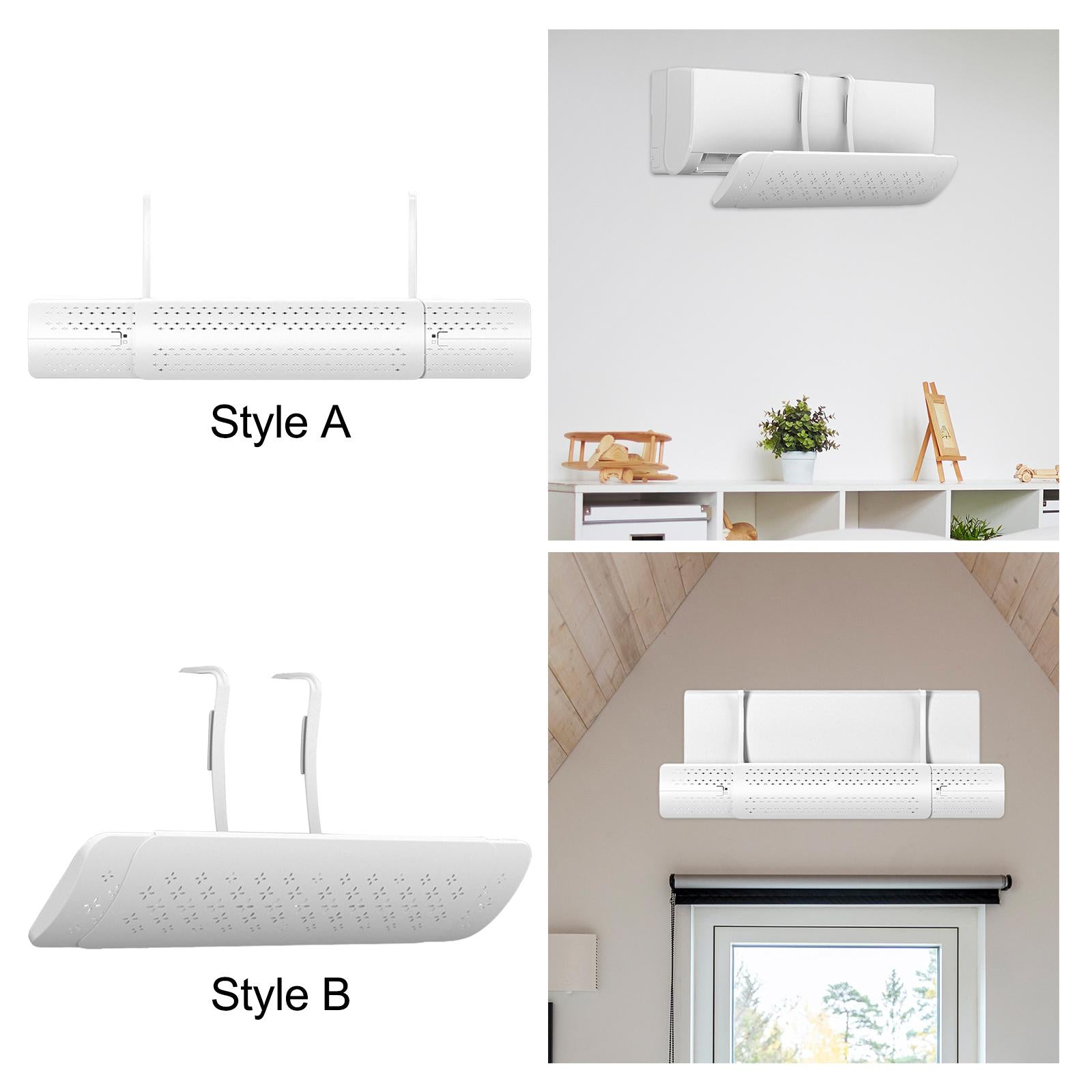 Air Conditioner Deflector Wind Baffle Wind Deflector for Bedroom Office Home Style A