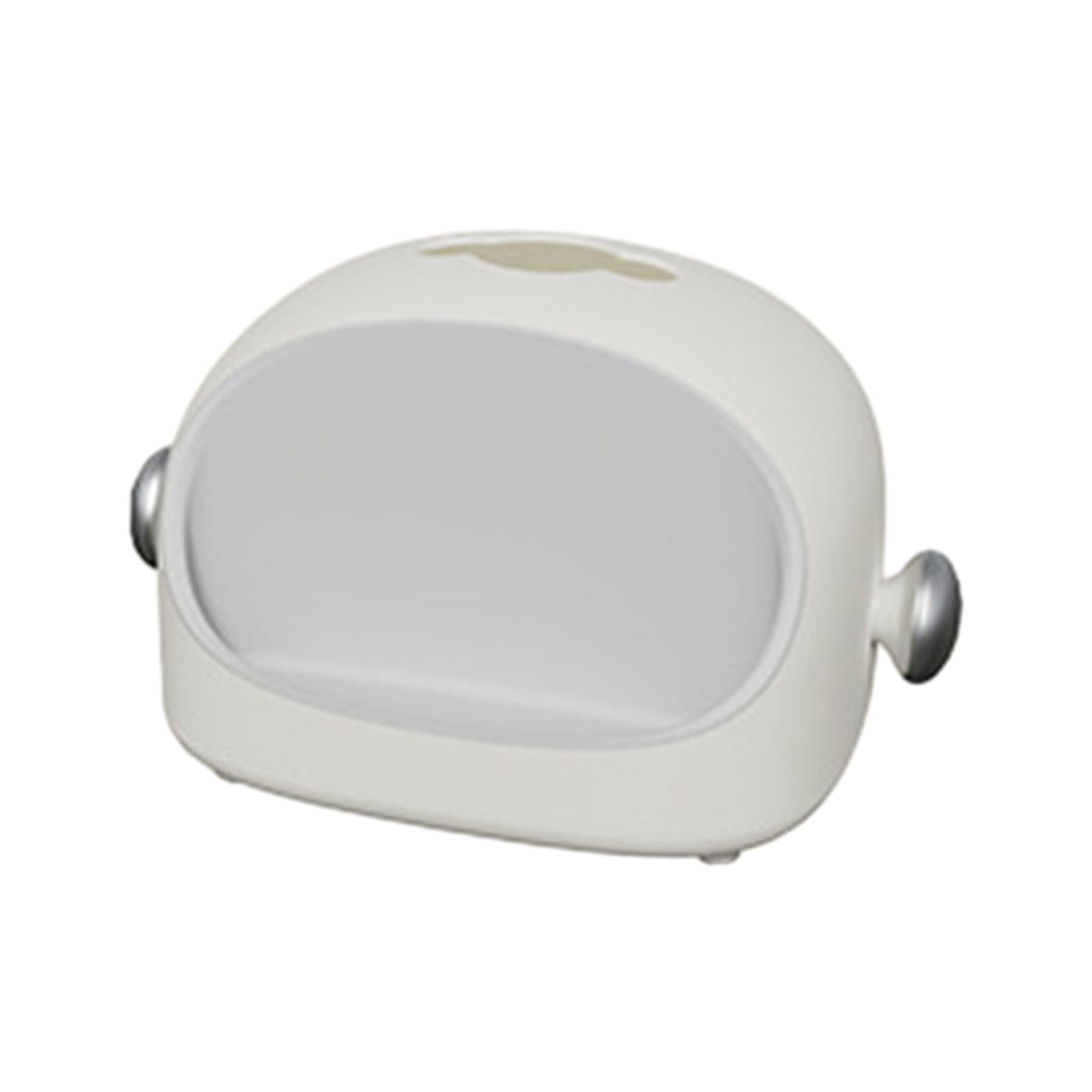 Tissue Cover Dispenser Cute Decorative Sheet Paper Holder for Hotel Bathroom white upgrade