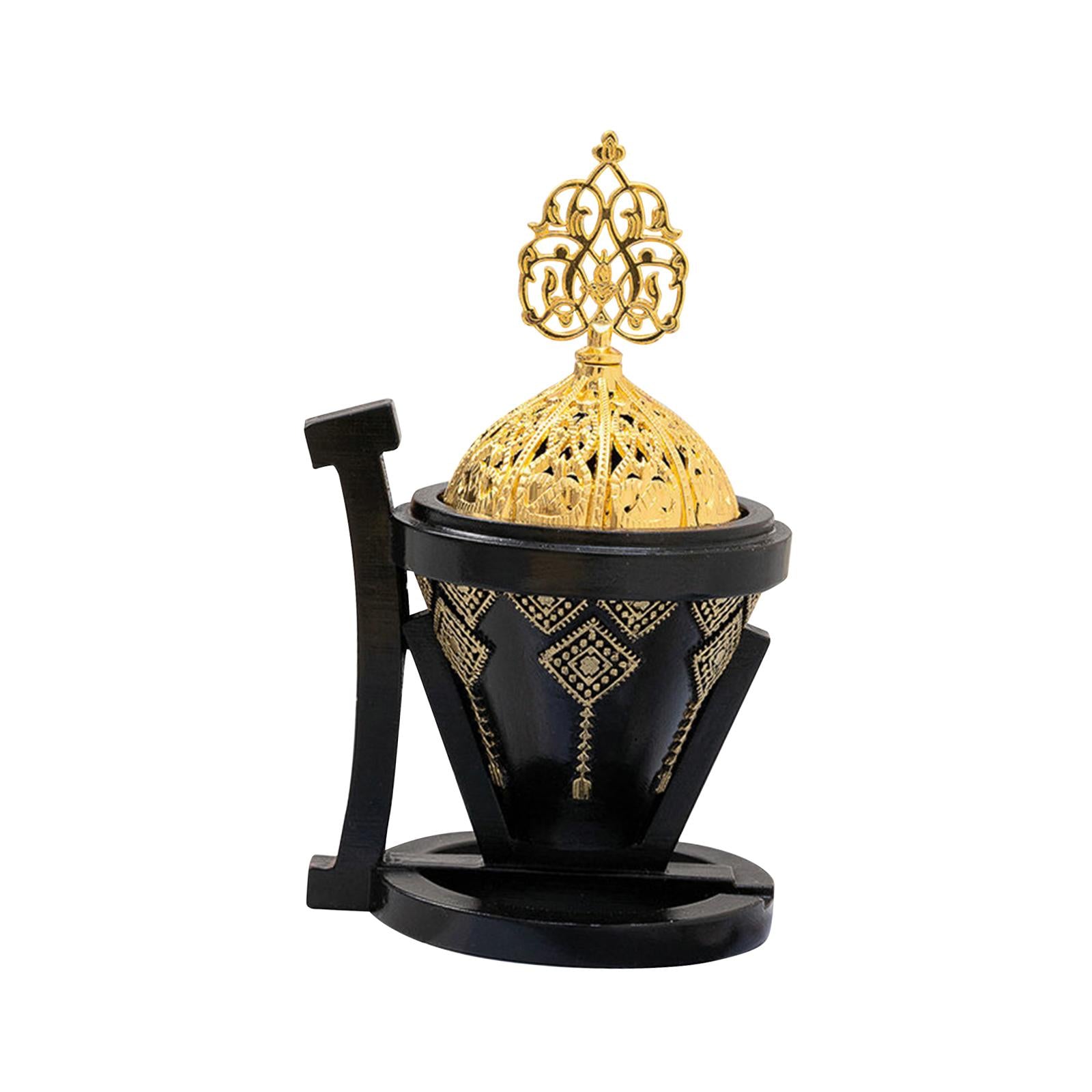 Incense Burner Gift Classical Chinese Home Fragrance for Home SPA Decoration Black