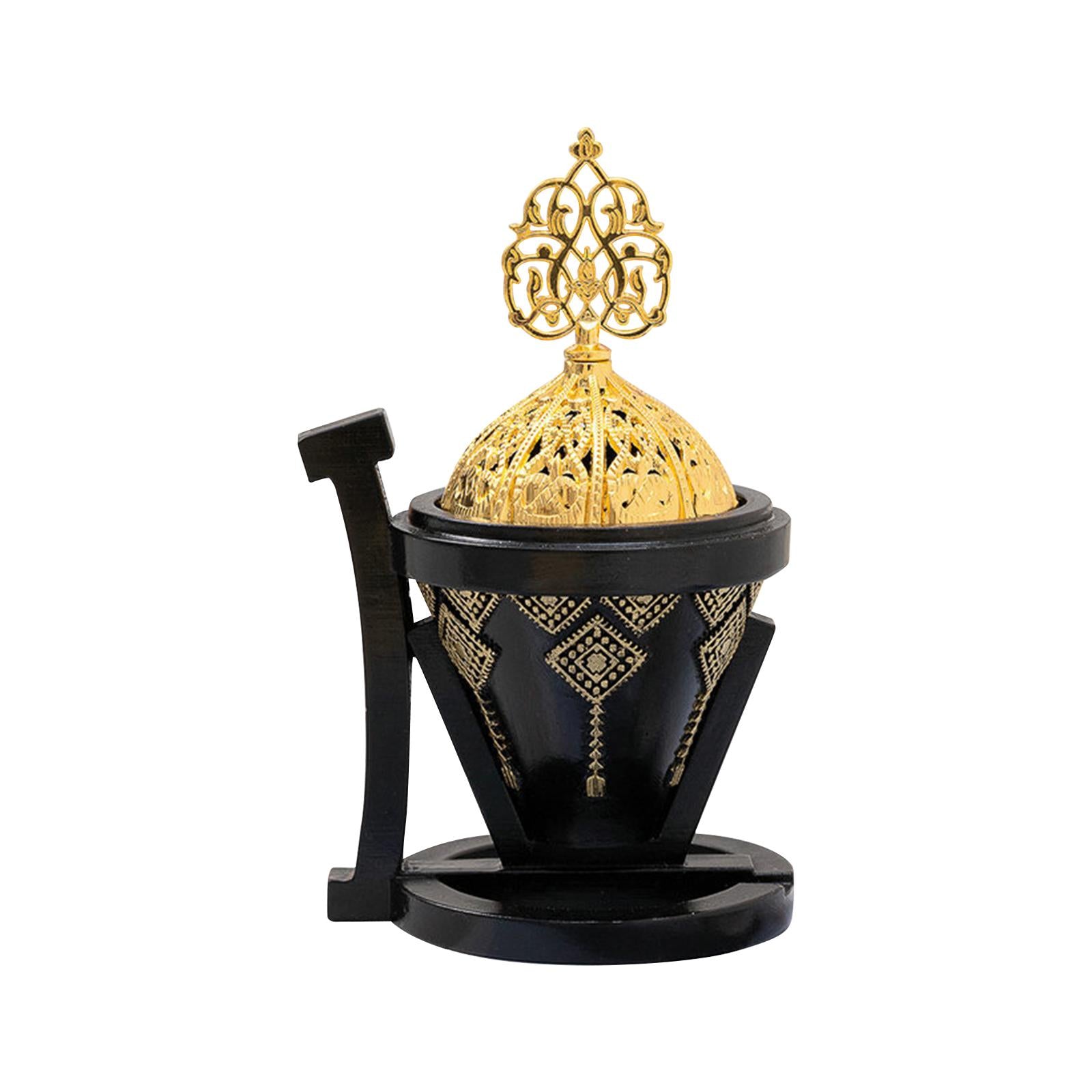 Incense Burner Gift Classical Chinese Home Fragrance for Home SPA Decoration Black