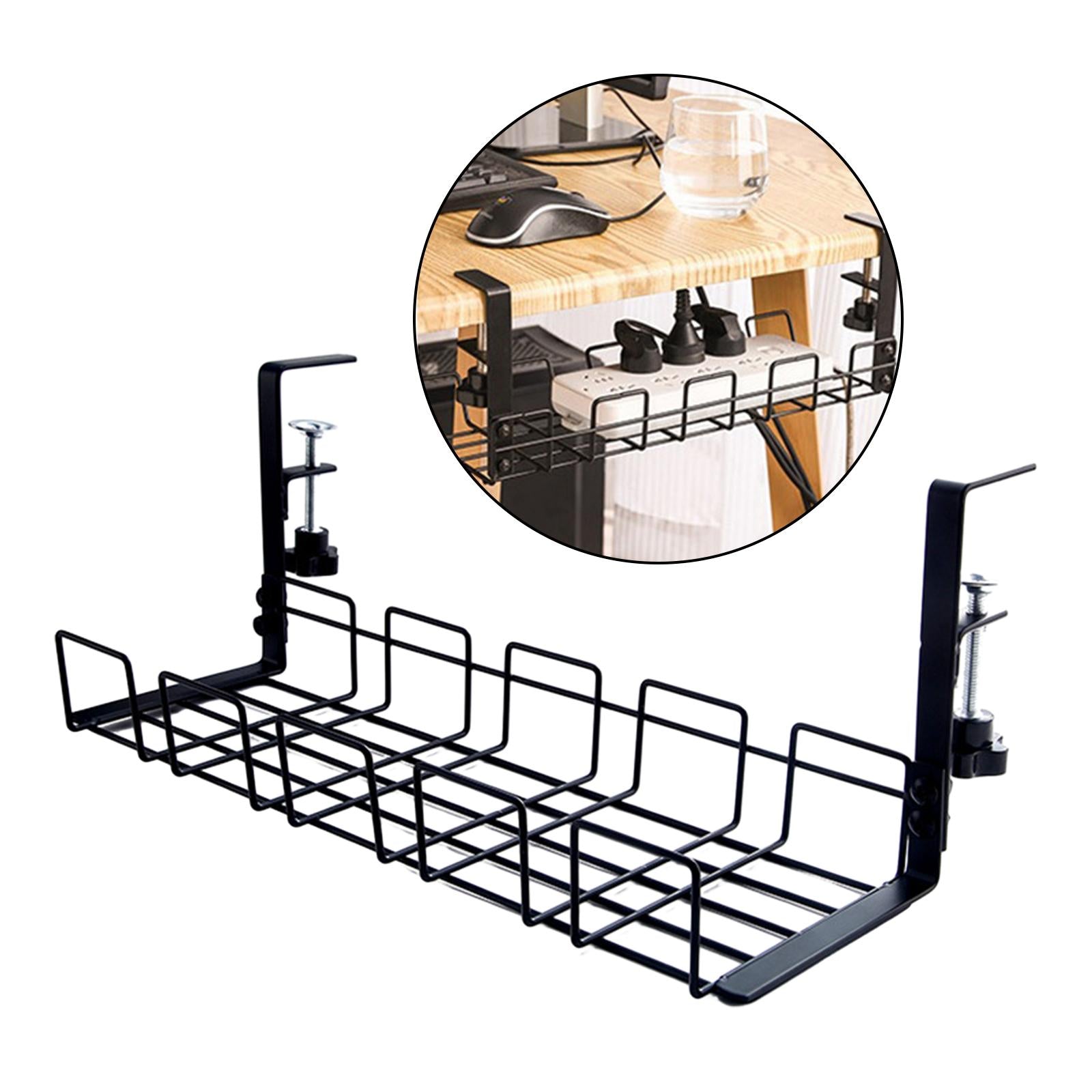 under Desk Cable Management Tray Metal Cable for Kitchens House Computer