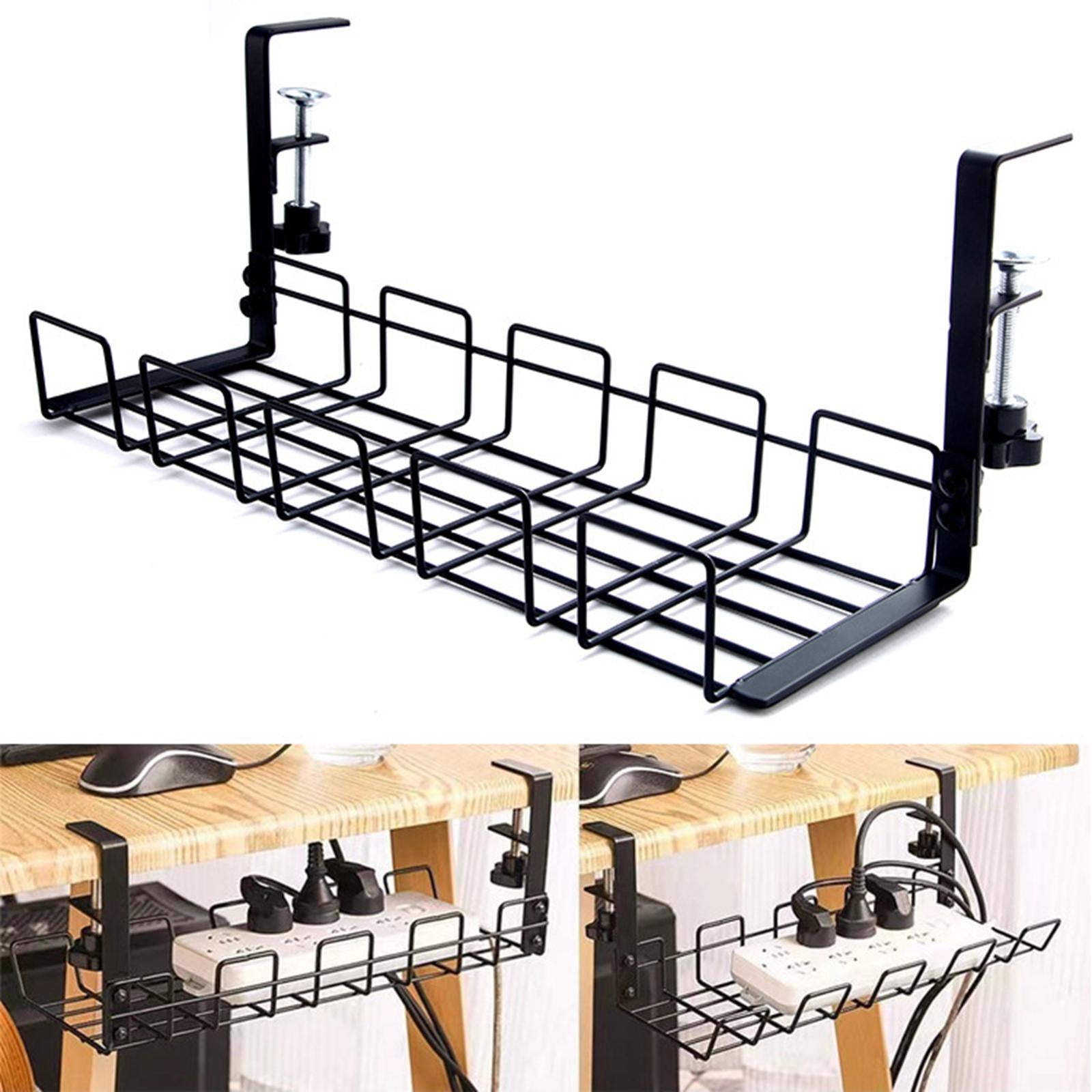 under Desk Cable Management Tray Metal Cable for Kitchens House Computer