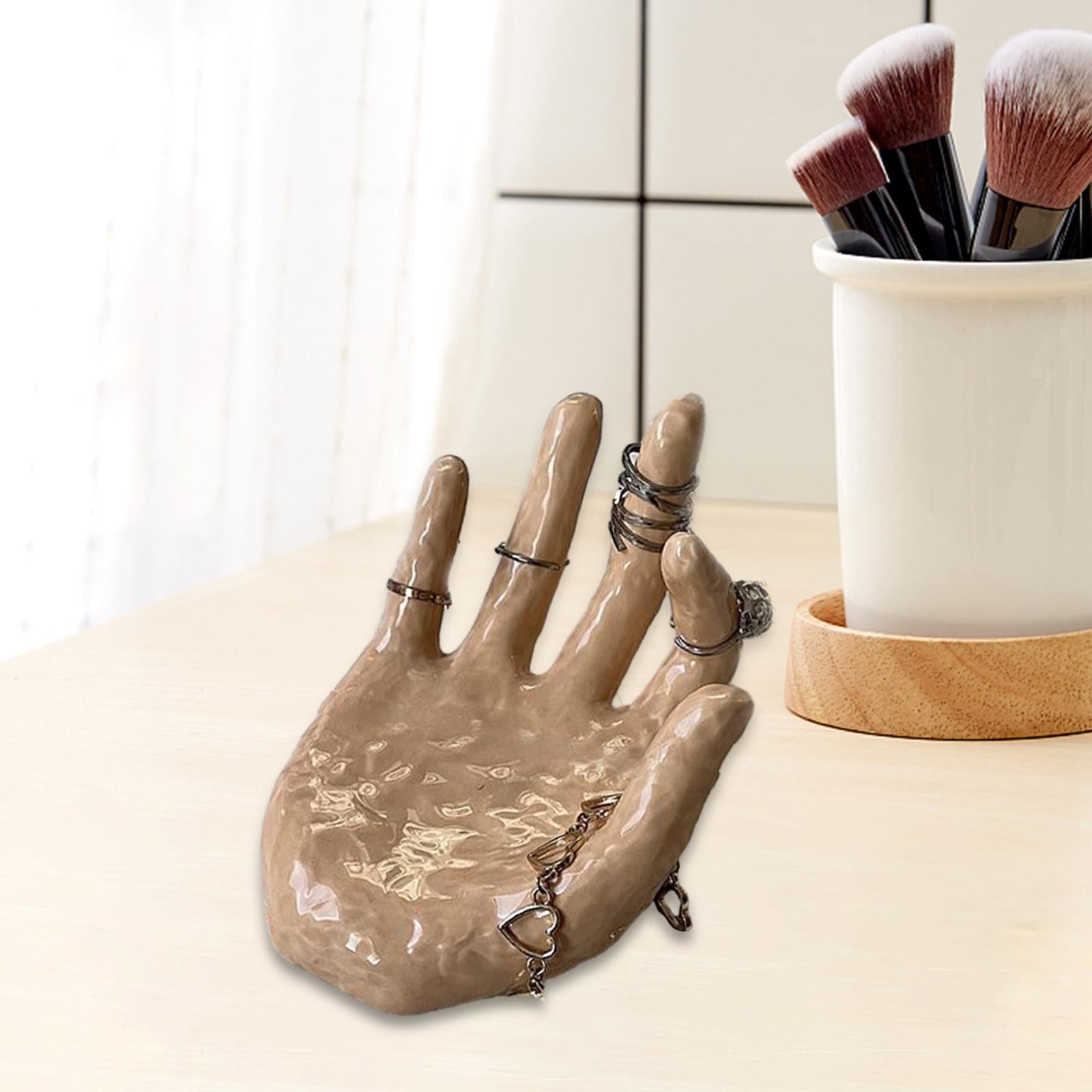 Ceramic Pen Holder Cup Desk Organizer for Eyebrow Pencils Lipstick Eyeliner Hand