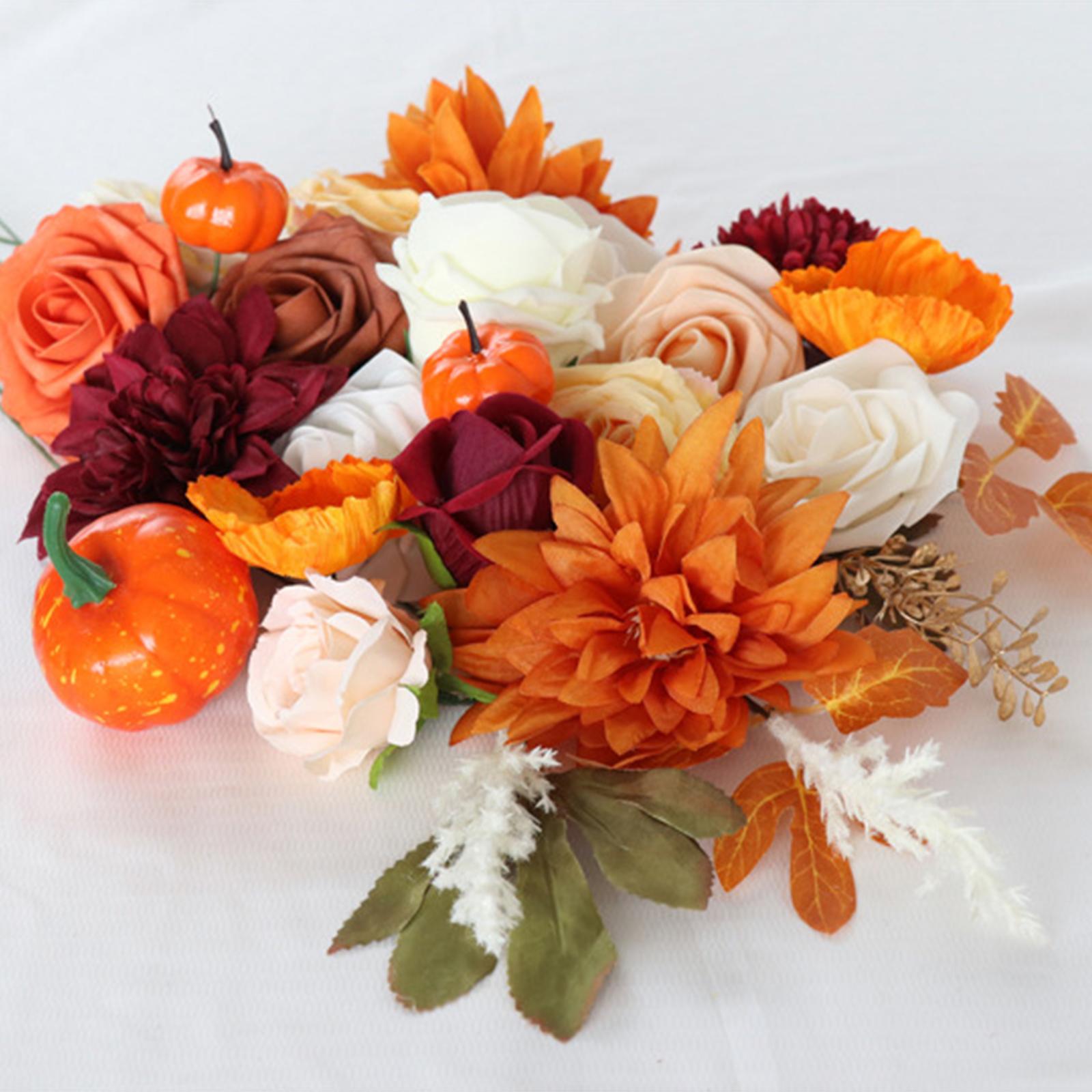 Artificial Flowers Box Set Boxed Flowers for Wedding Indoor Outdoor