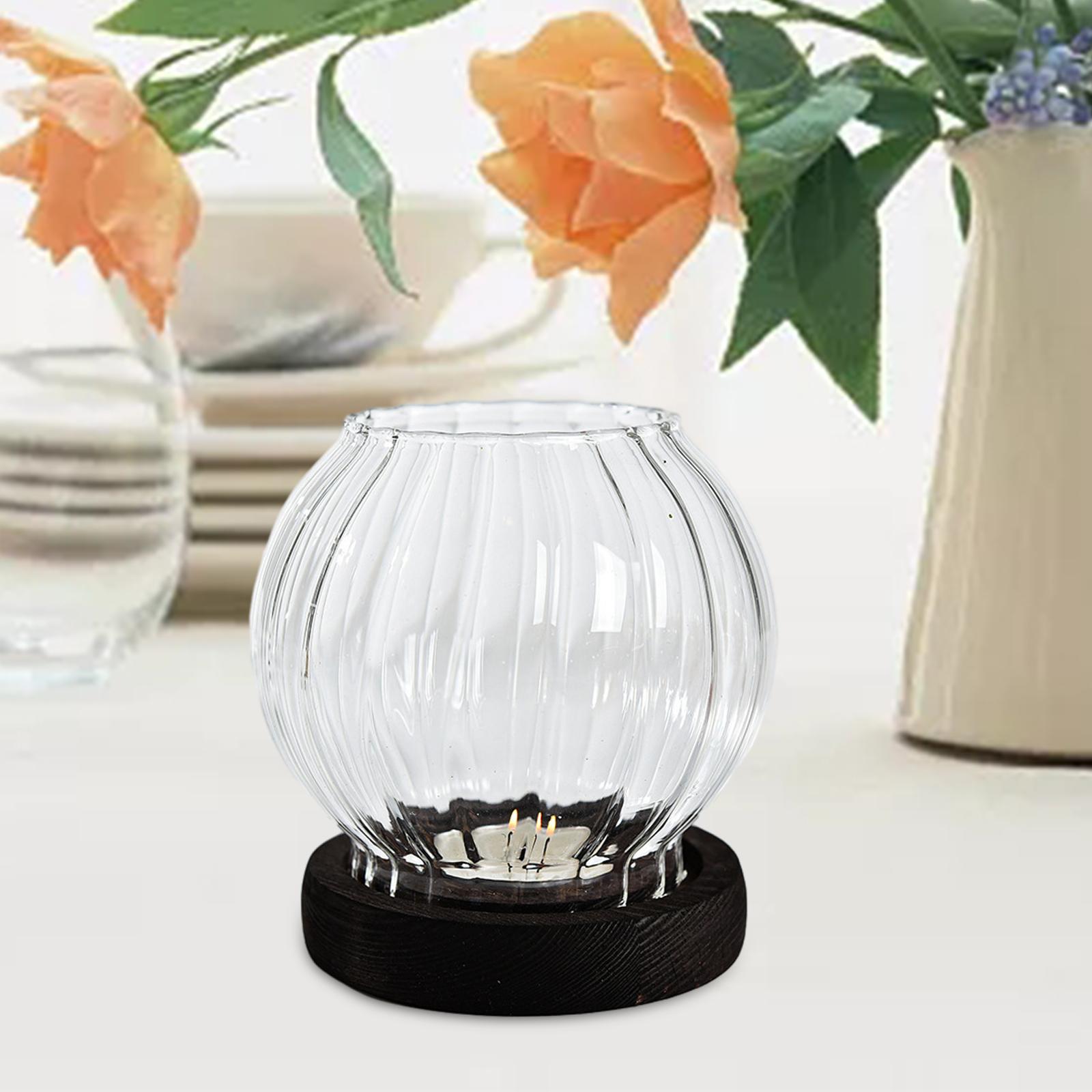 Glass Candle Holder Votive Candle Holders Table Centerpiece Tealight Holders Clear