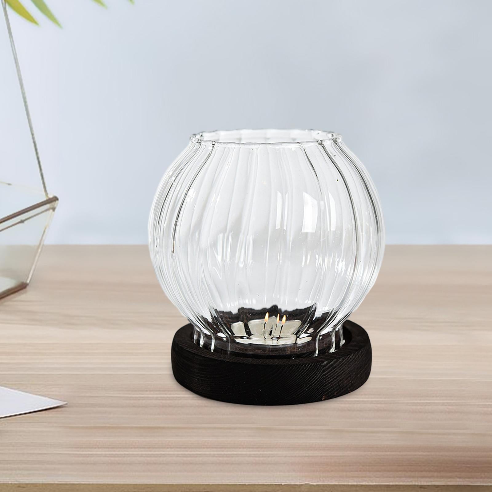 Glass Candle Holder Votive Candle Holders Table Centerpiece Tealight Holders Clear