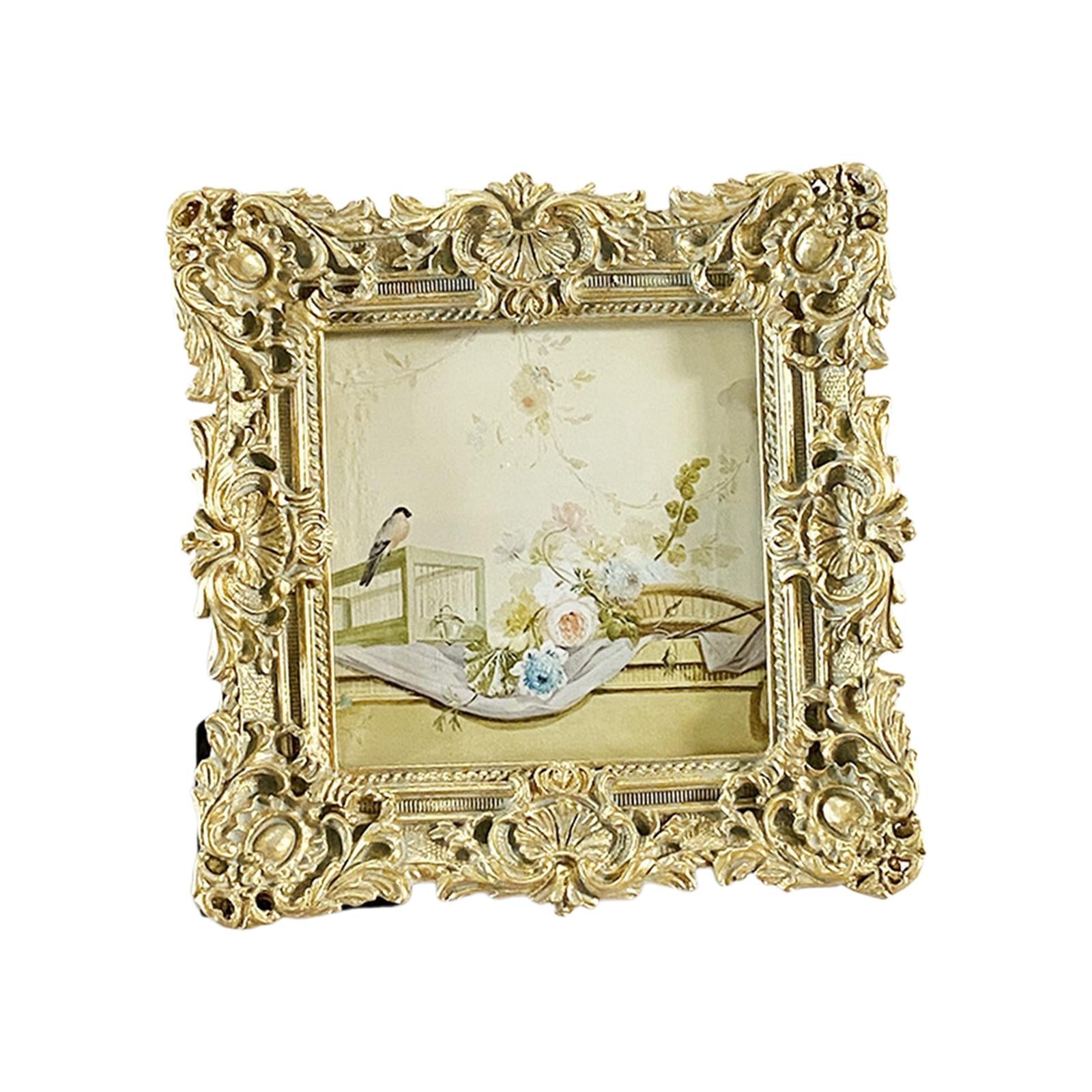 Resin Photo Frame European Style Picture Frame for Gallery Apartment Wedding