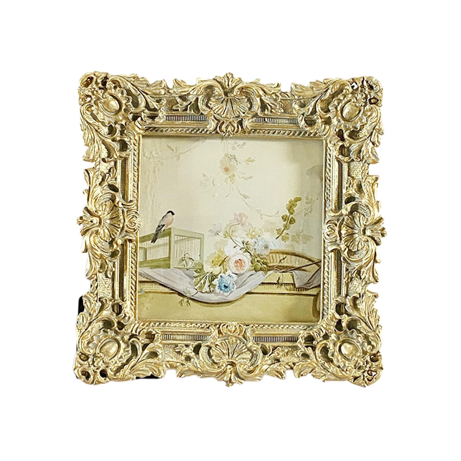 Resin Photo Frame European Style Picture Frame for Gallery Apartment Wedding