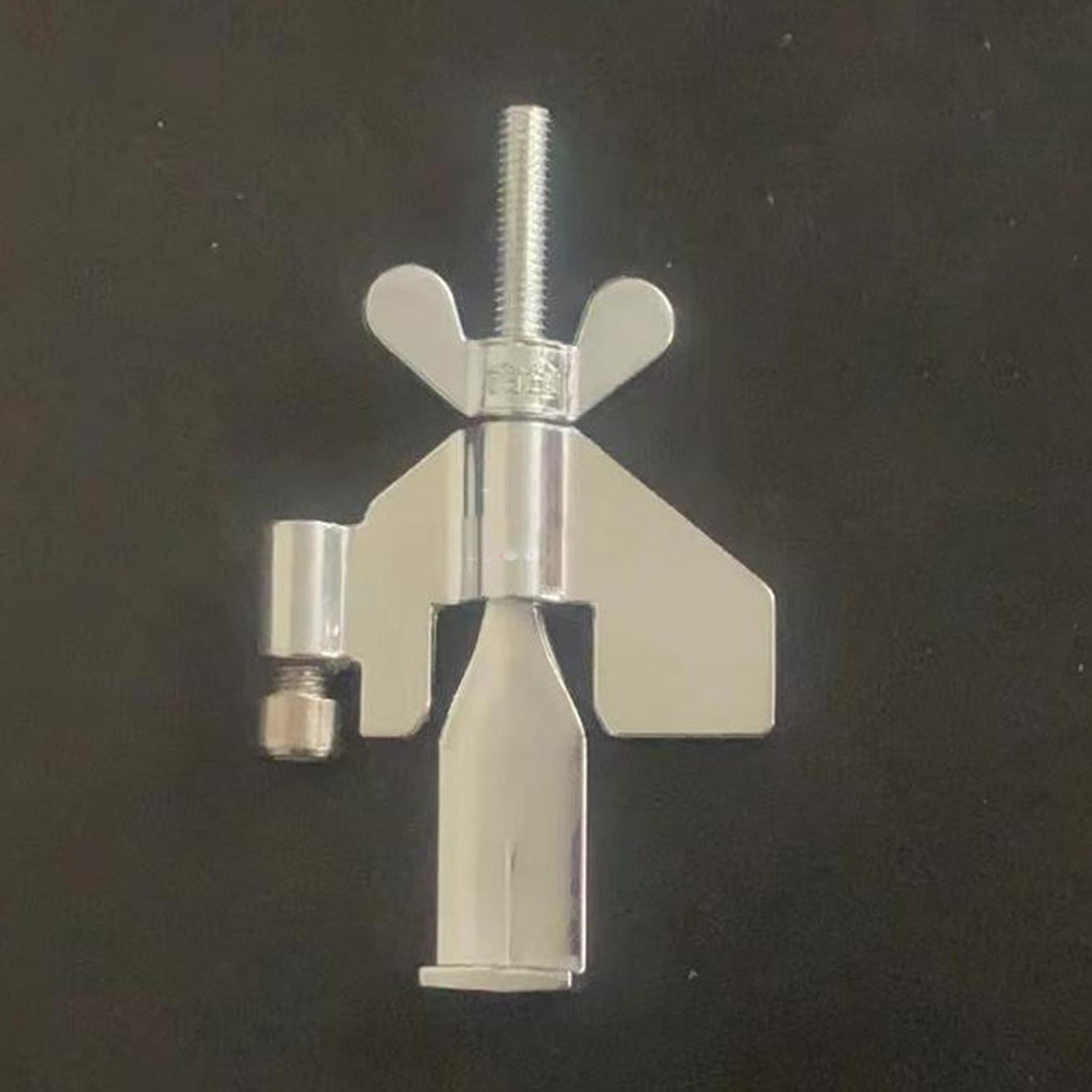 Travel Door Lock Latch Anti Thefts Door Stopper for Travelers Travel Bedroom silver