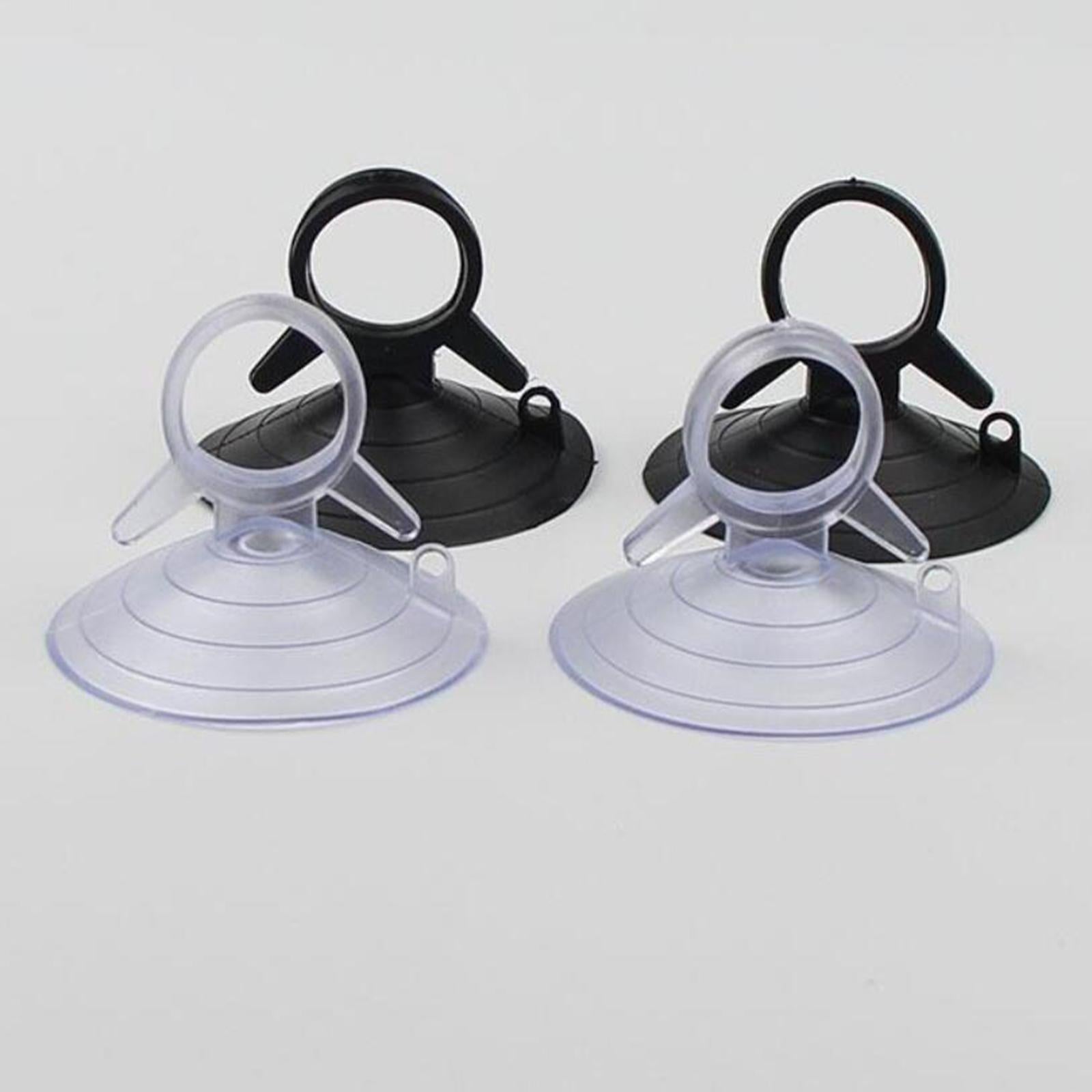 3xSmall Suction Cup Window Sucker Holder for Kitchen Home Organization Mirrors Clear
