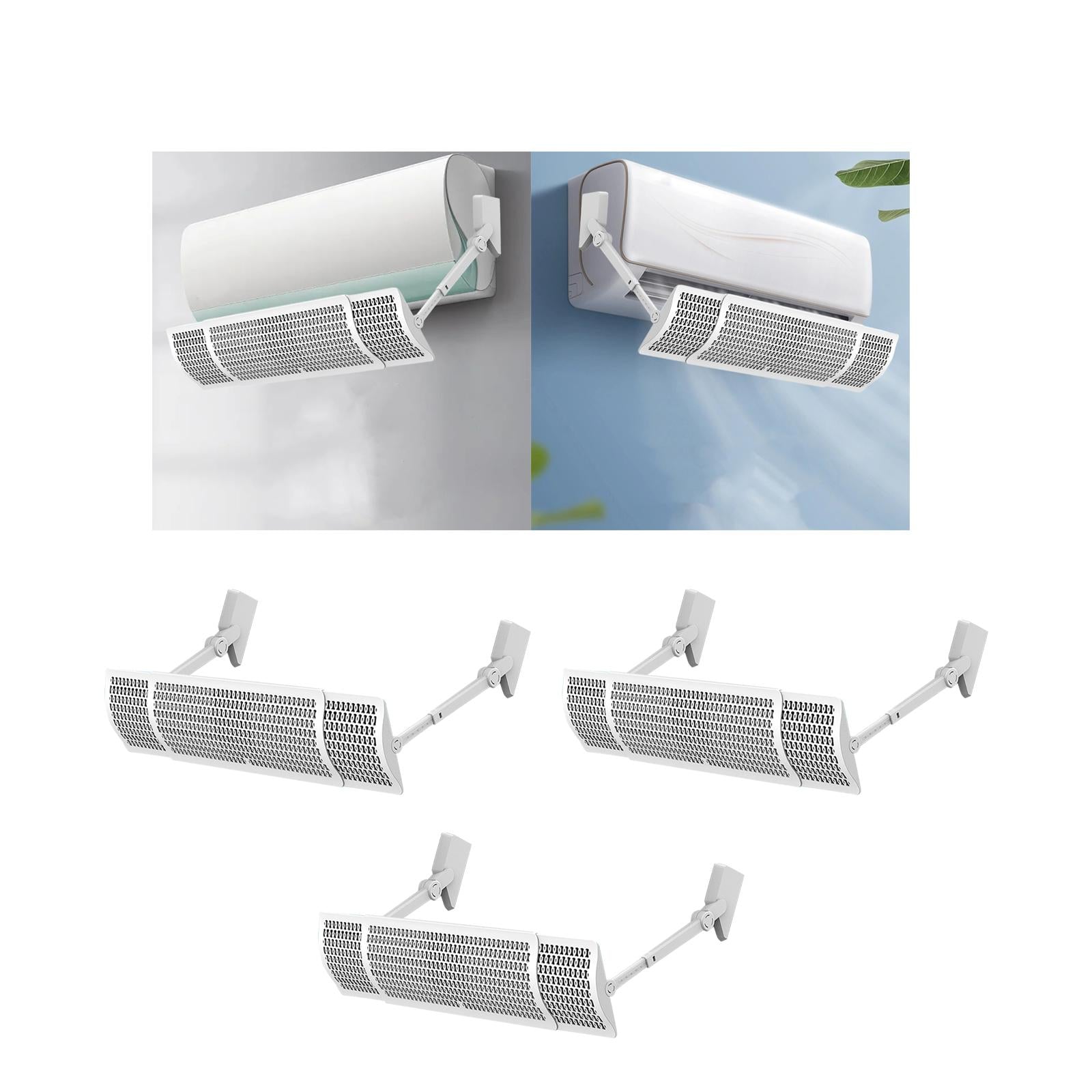 Air Conditioner Deflector Angle Adjustable Wind Deflector Air Diverter Cover Ordinary