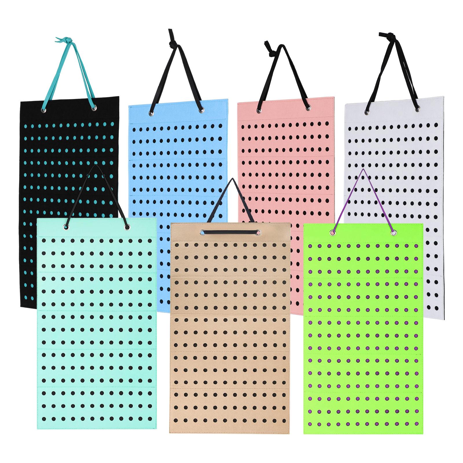 Shoe Charms Organizer Hanger Storage Bag with 180 Holes Accessories Portable